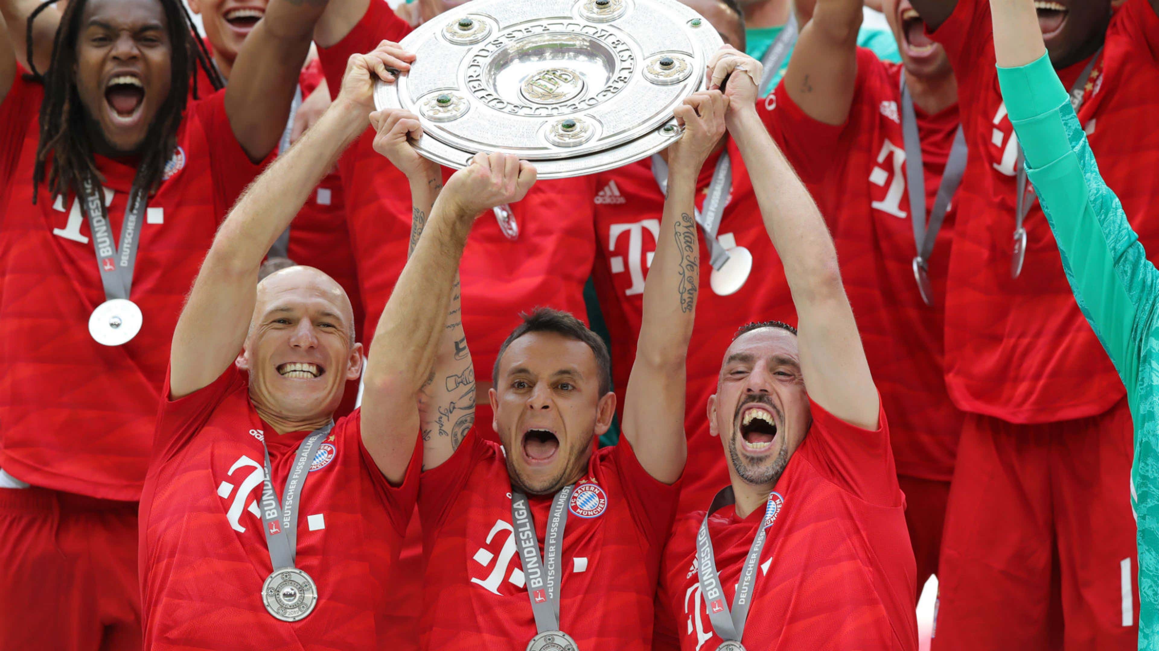Rafinha Franck Ribery Arjen Robben Bayern Munich Bundesliga 2019