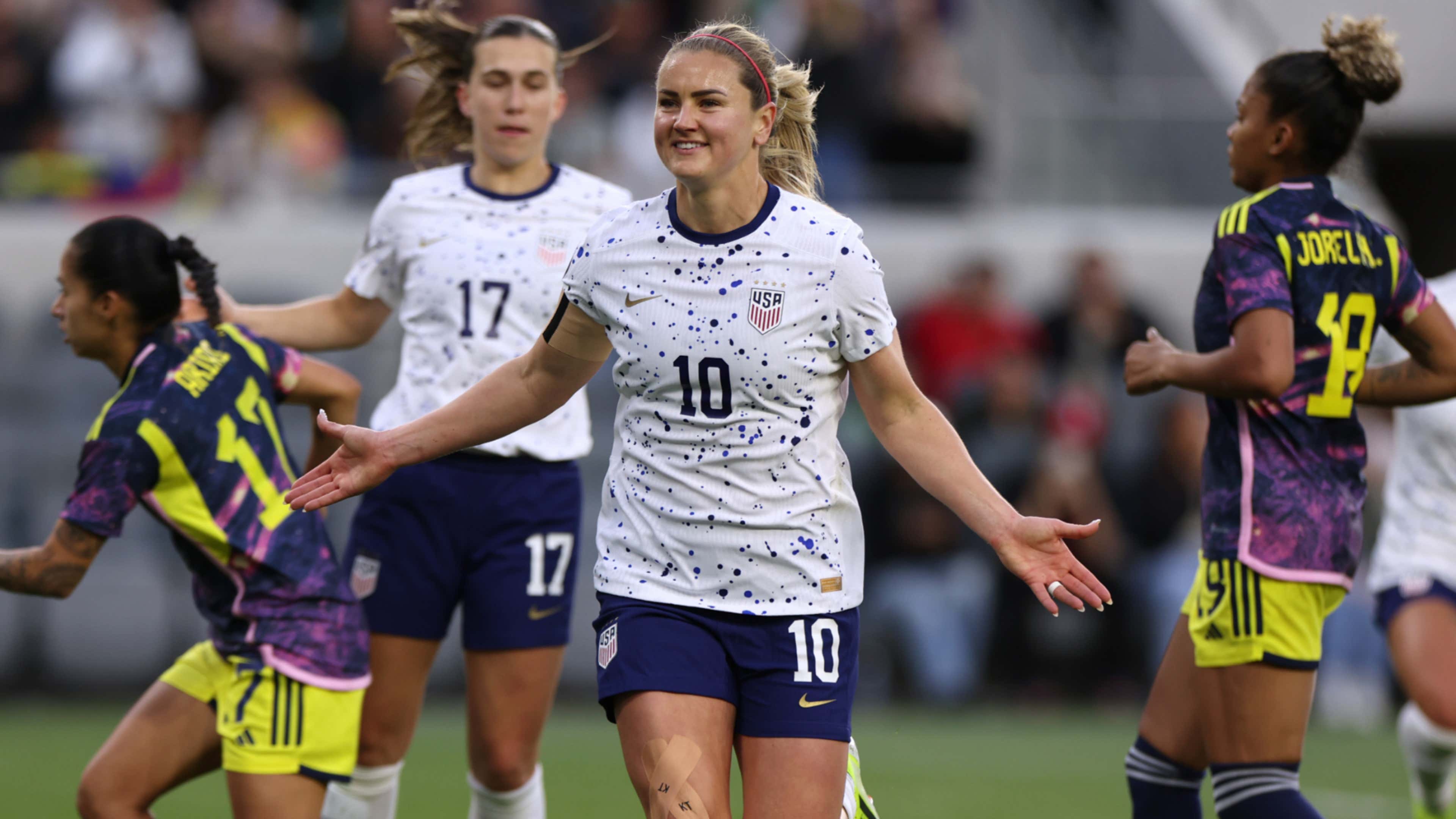 Lindsey Horan USWNT Gold Cup 2024 Colombia