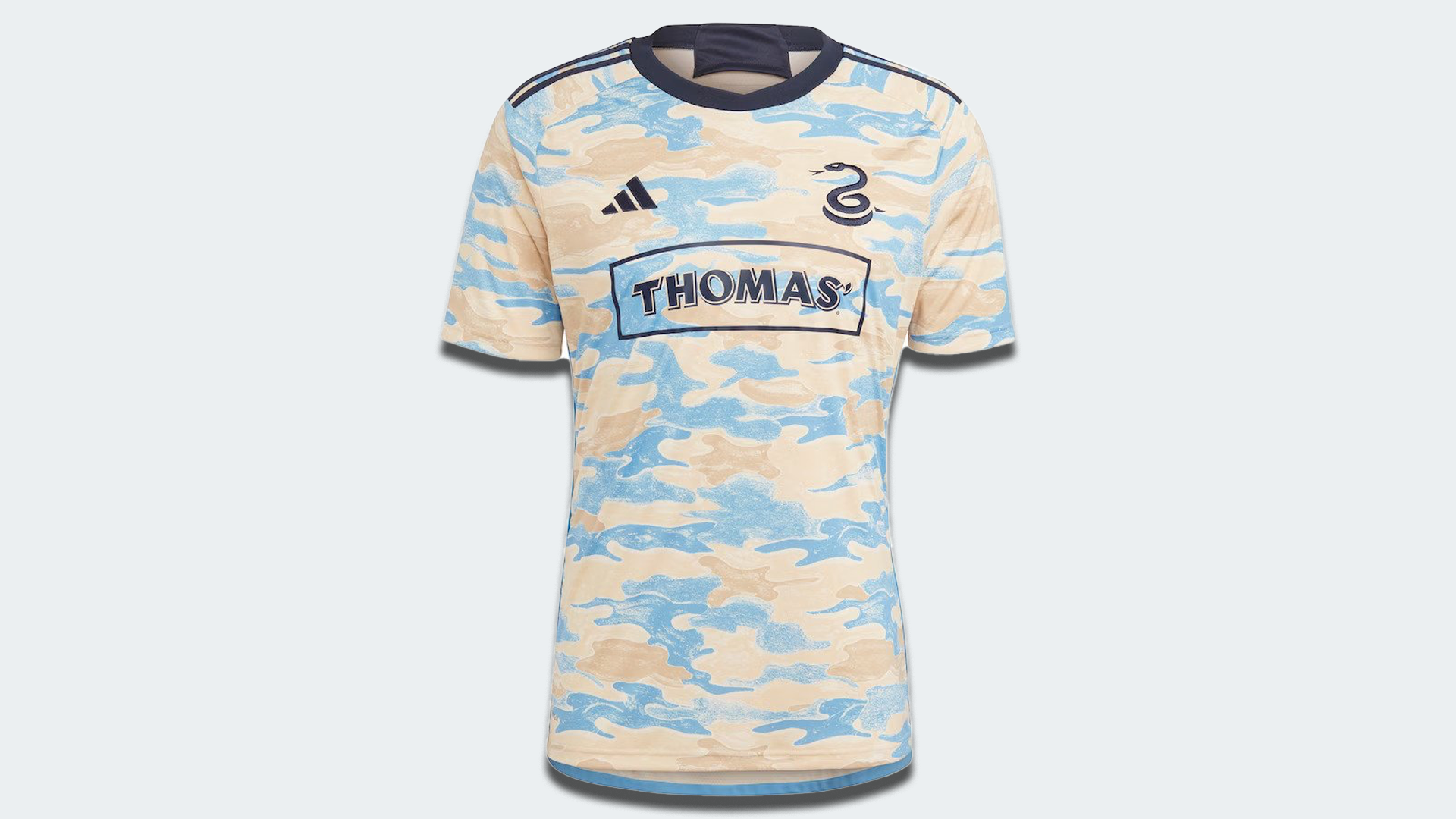 New Philadelphia Union jersey for 2023 has camo theme in blue and beige