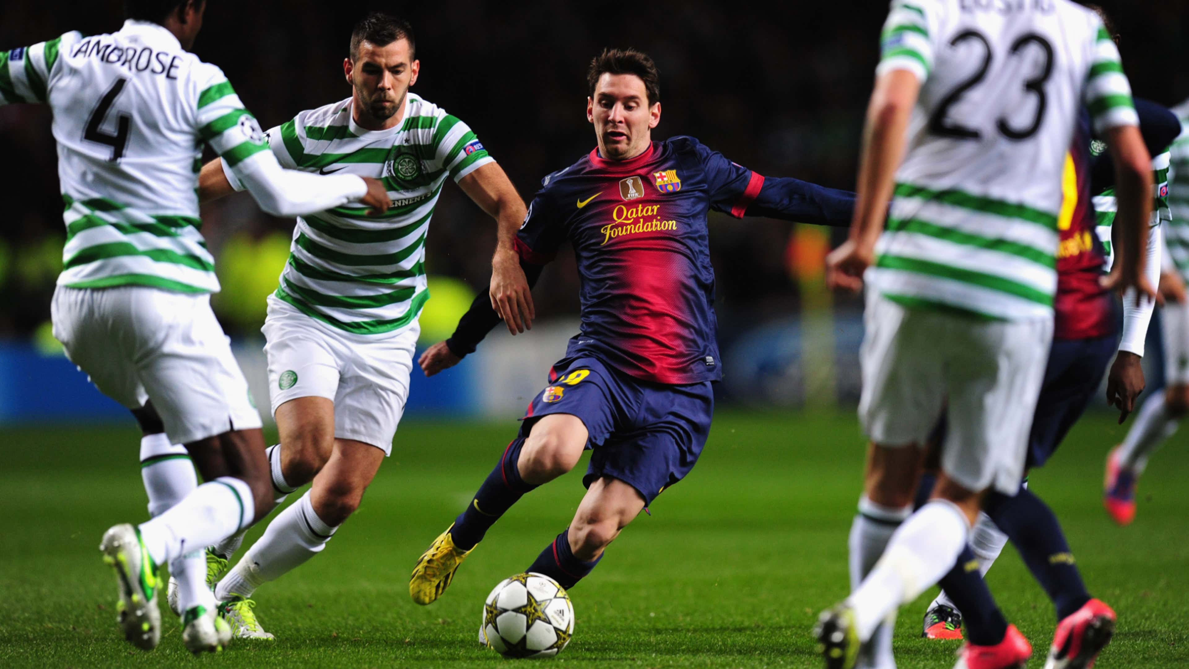 Lionel Messi Barcelona Celtic 2012
