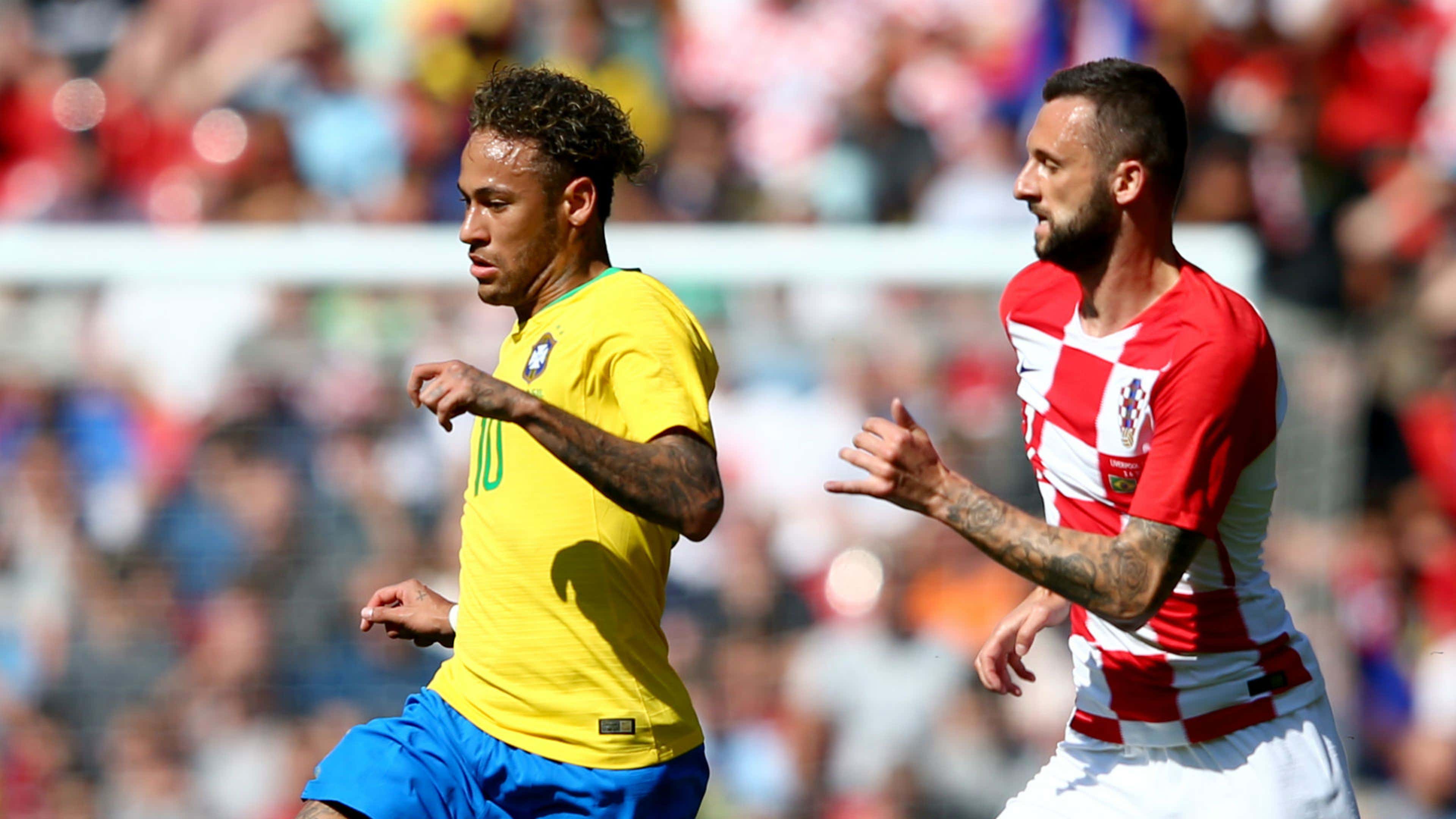 Neymar Marcelo Brozovic Brazil Croatia