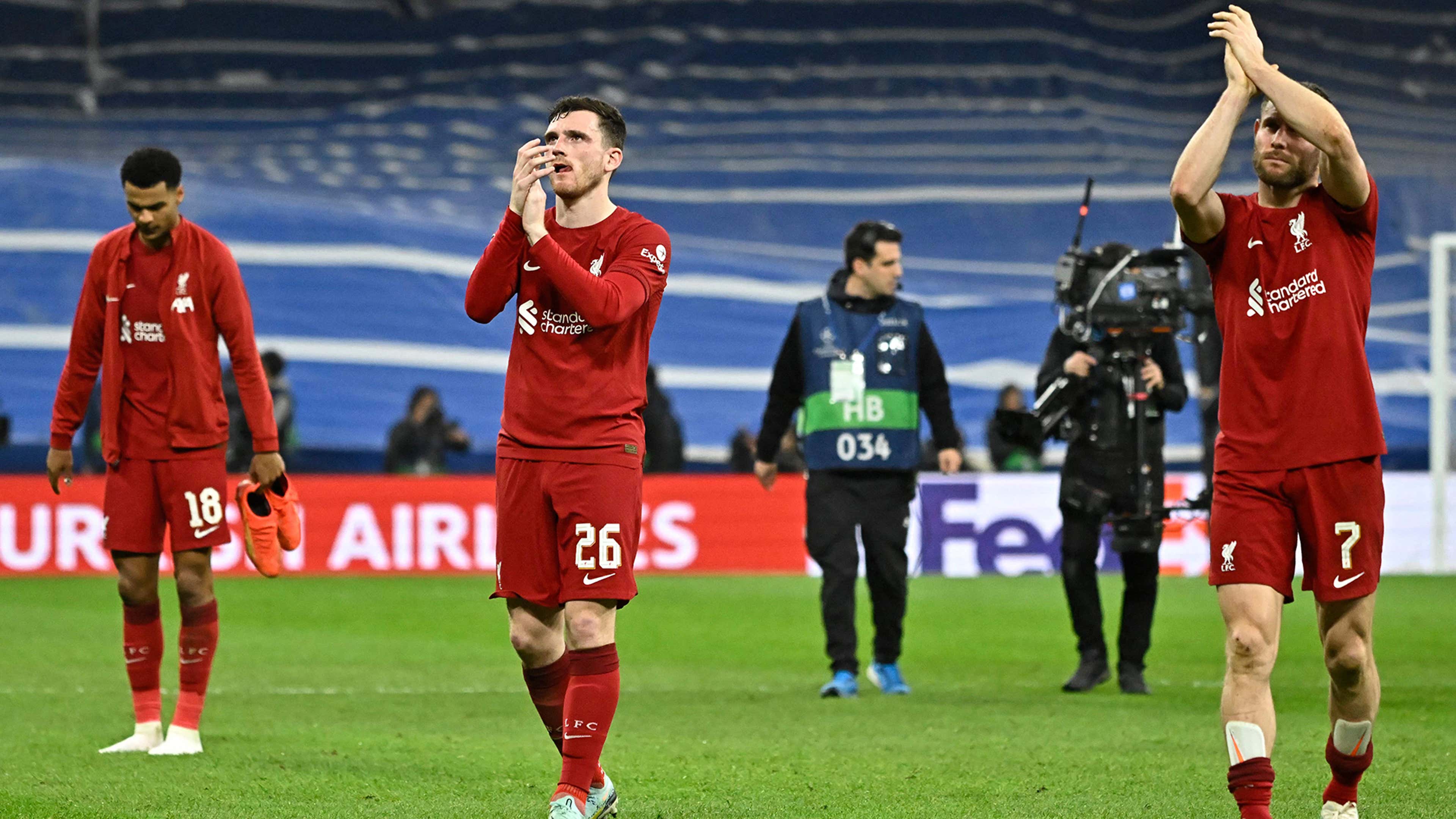 Andy Robertson James Milner Liverpool Real Madrid Champions League 2022-23