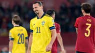 Zlatan Ibrahimovic Sweden vs Spain 14.11.2021