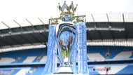 PL trophy Man City Blue