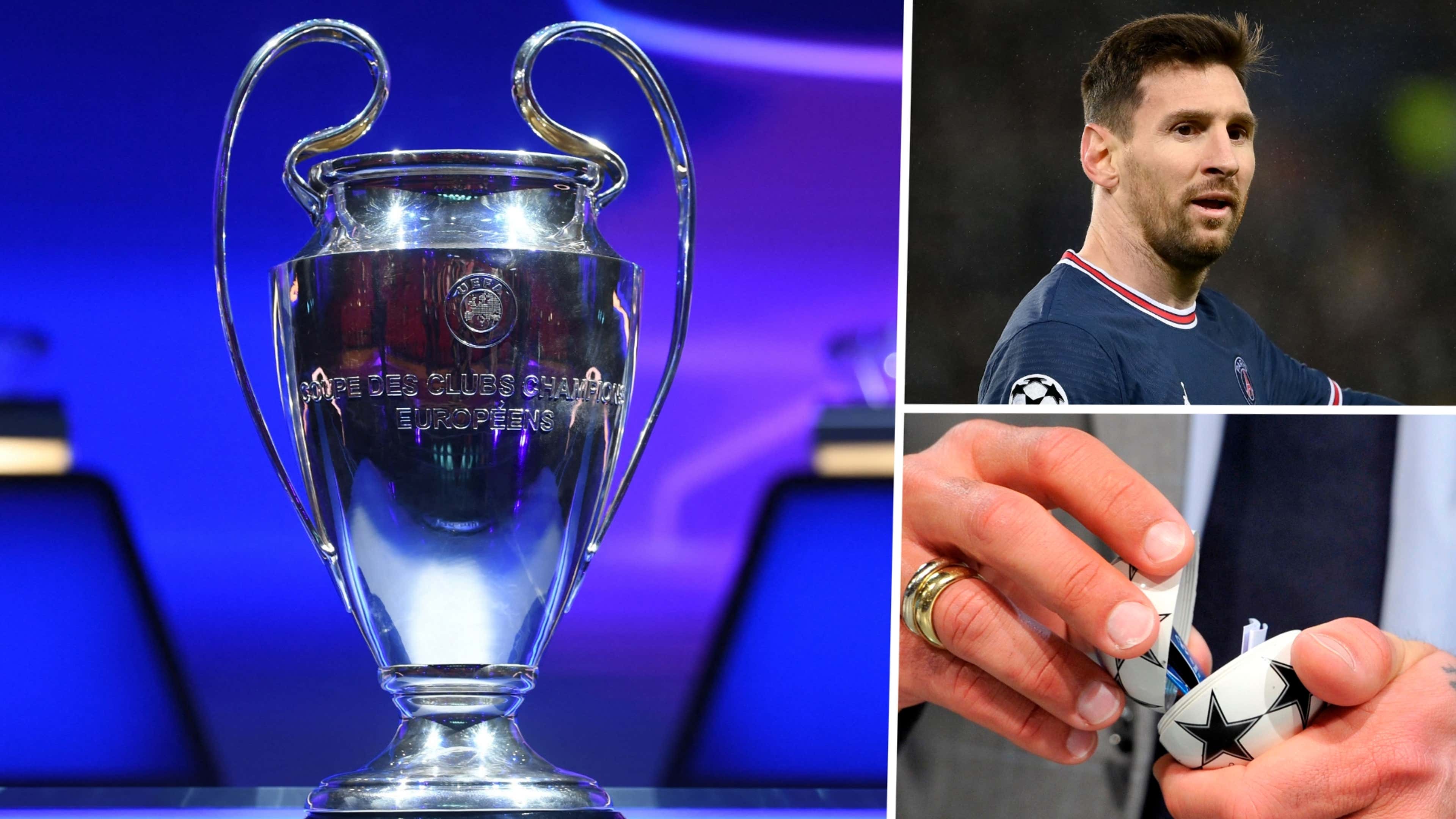 Champions League draw 2021-22 Lionel Messi