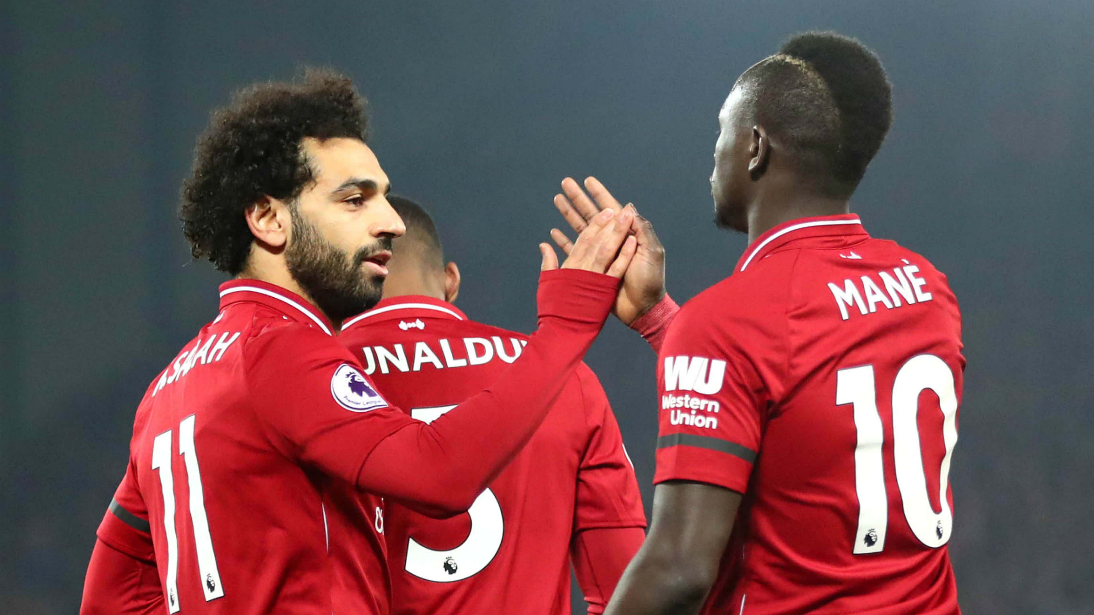 Mohamed Salah Sadio Mane Liverpool 2018-19