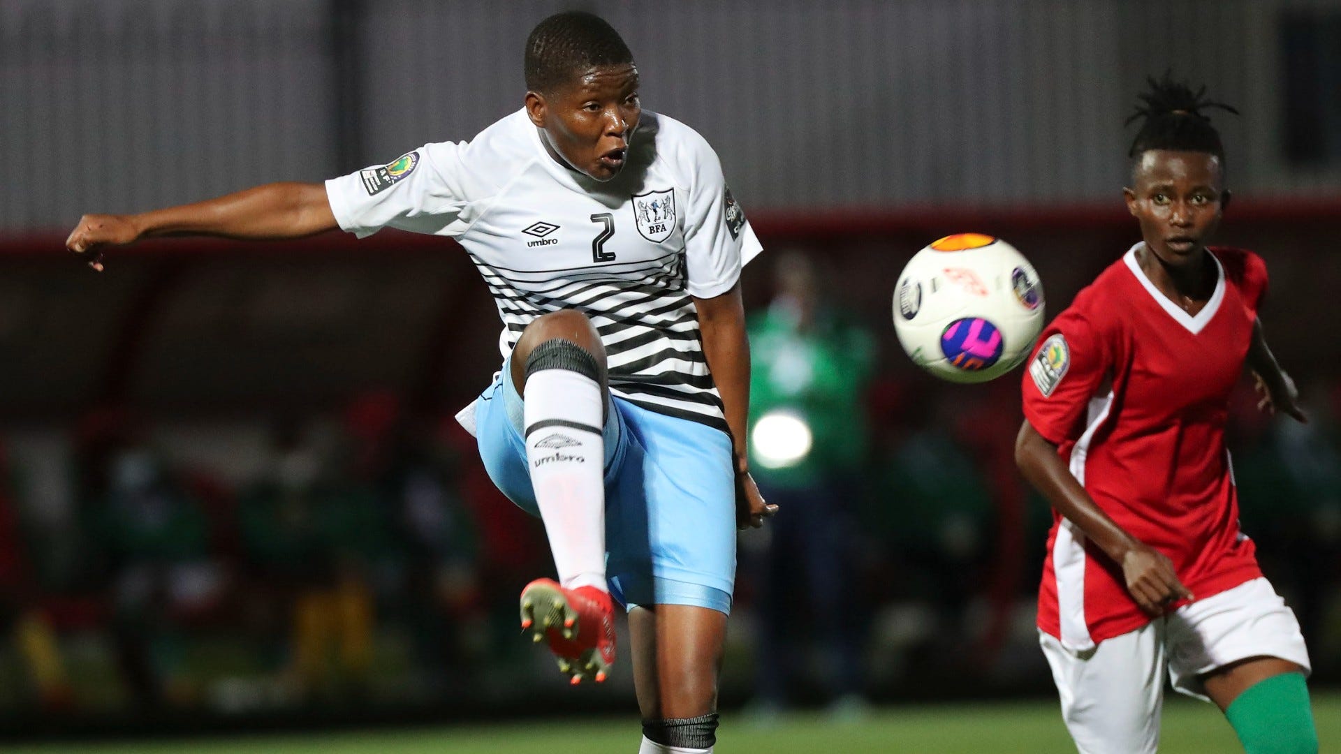 Kesegofetse Mochawe of Botswana during the 2022 Womens Africa Cup of Nations.