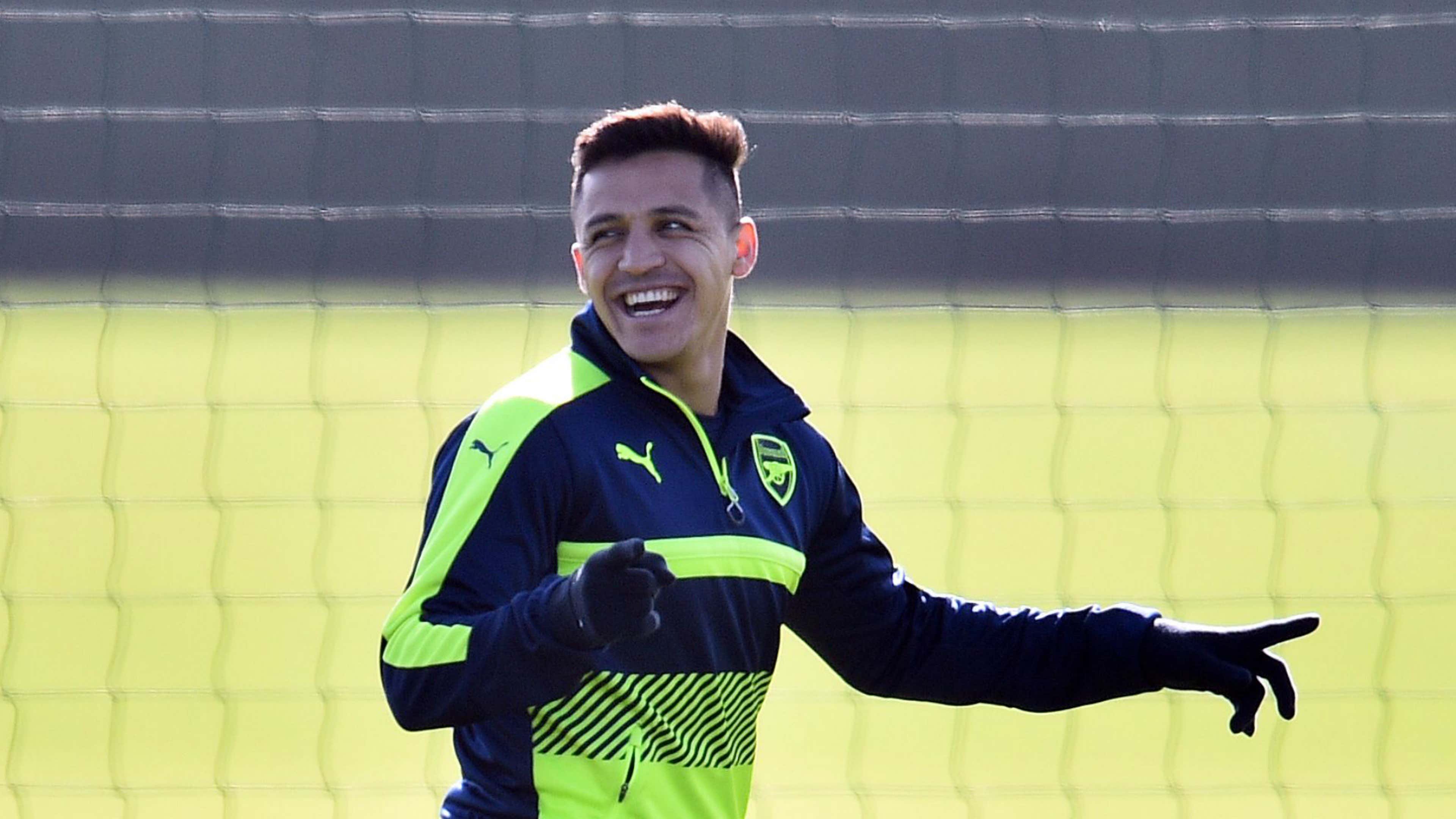 Alexis Sanchez Arsenal Training