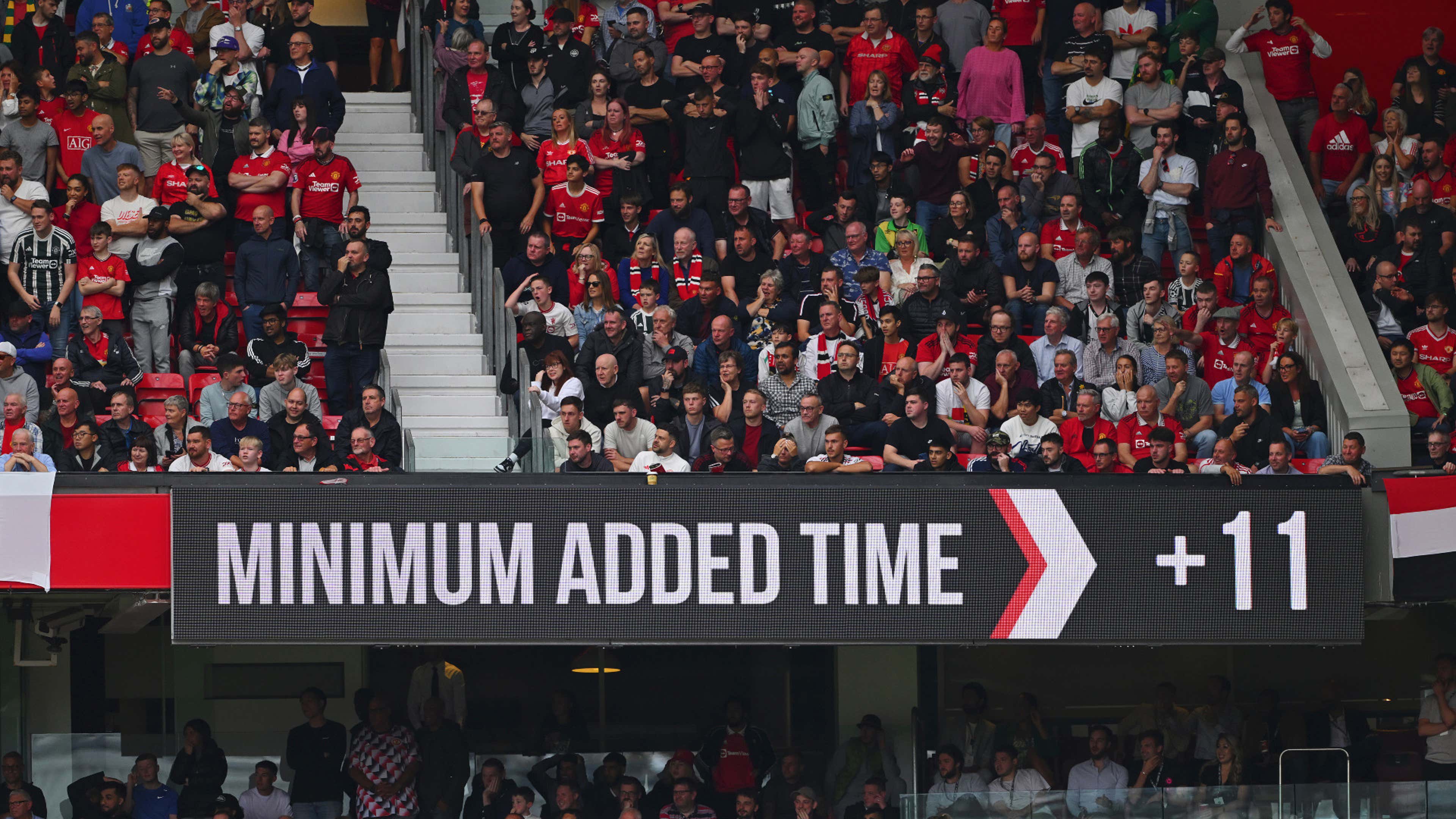 Man Utd vs Forest added time
