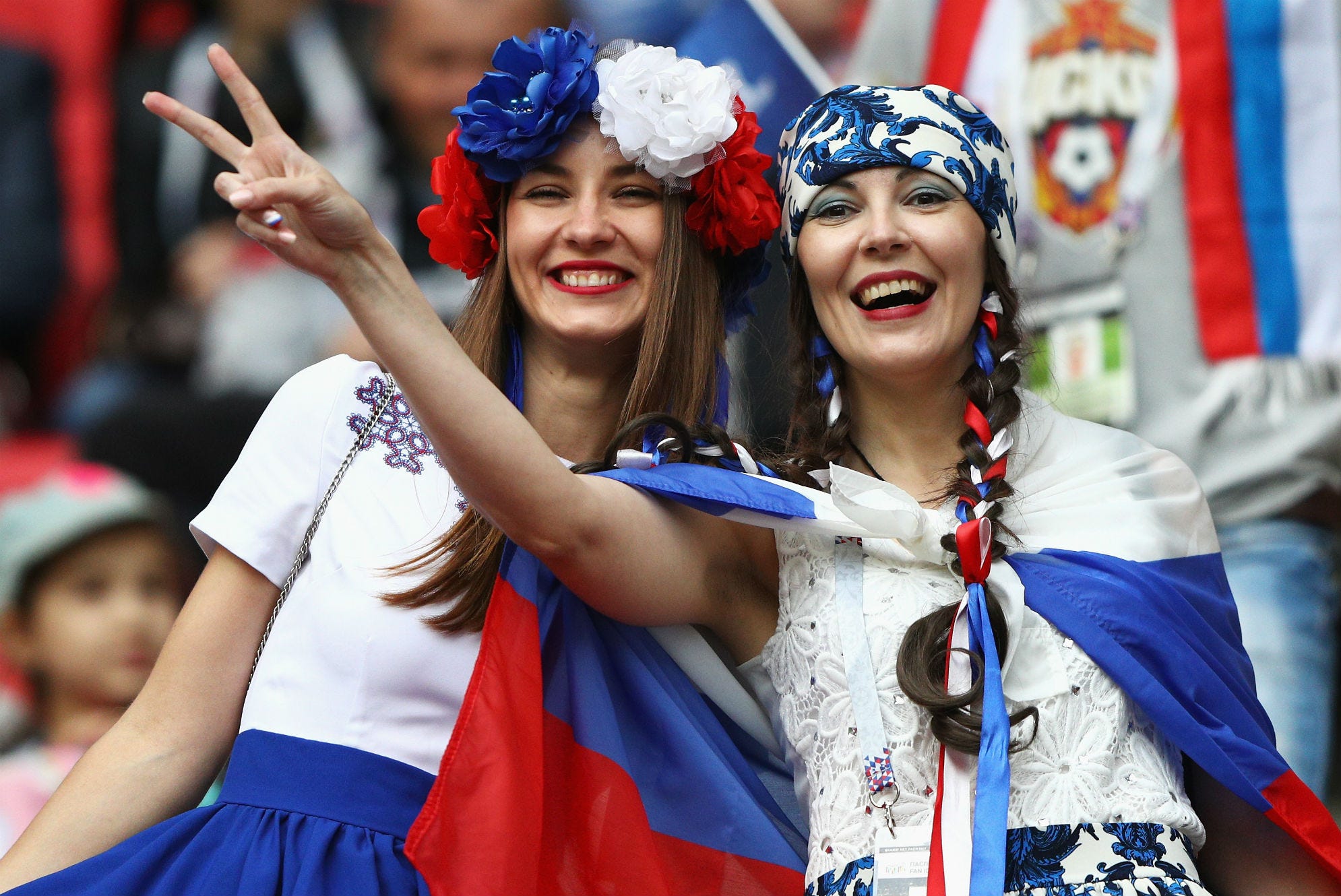 Russia fans Confederations Cup