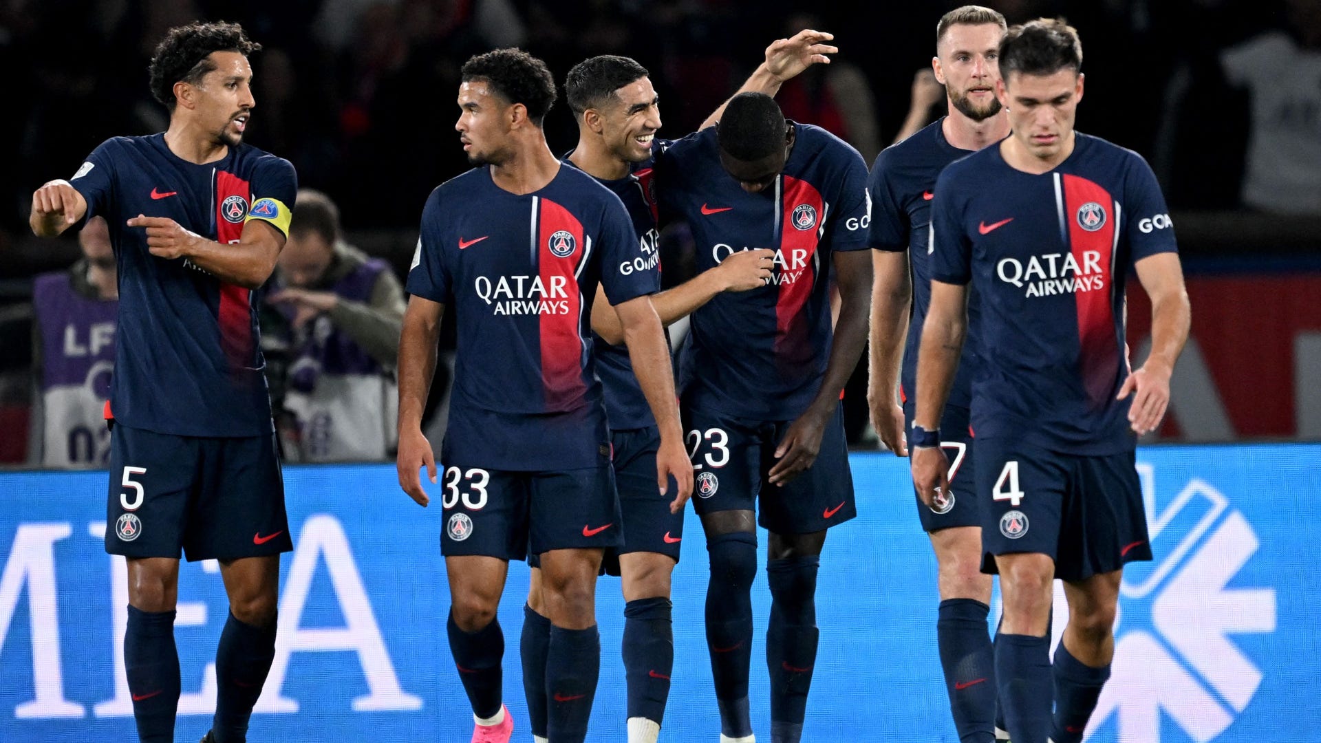 PSG quartet could face bans after allegedly joining in with homophobic chant aimed at Marseille fans during Le Classique