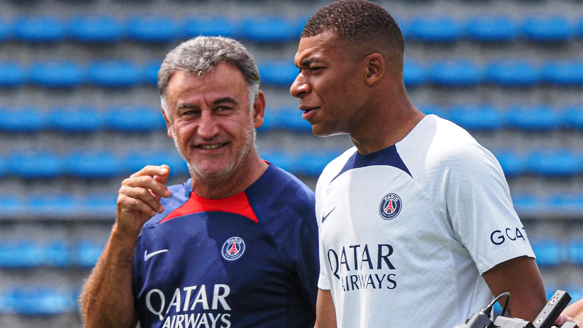Wake up guys!' - PSG's Mbappe & Galtier blasted for laughing at private jet  question | Goal.com