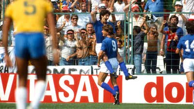 Paolo Rossi Italy Brazil 1982 World Cup
