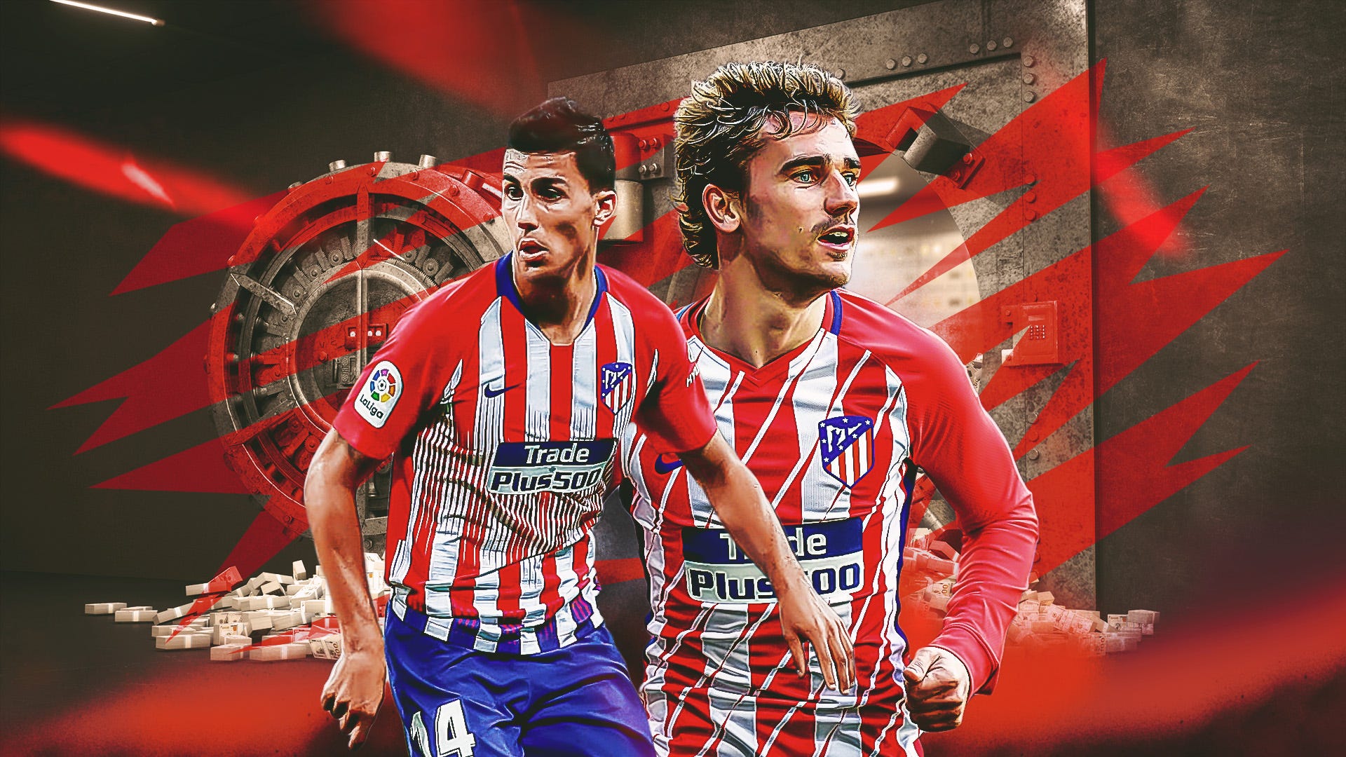 atletico madrid red jersey