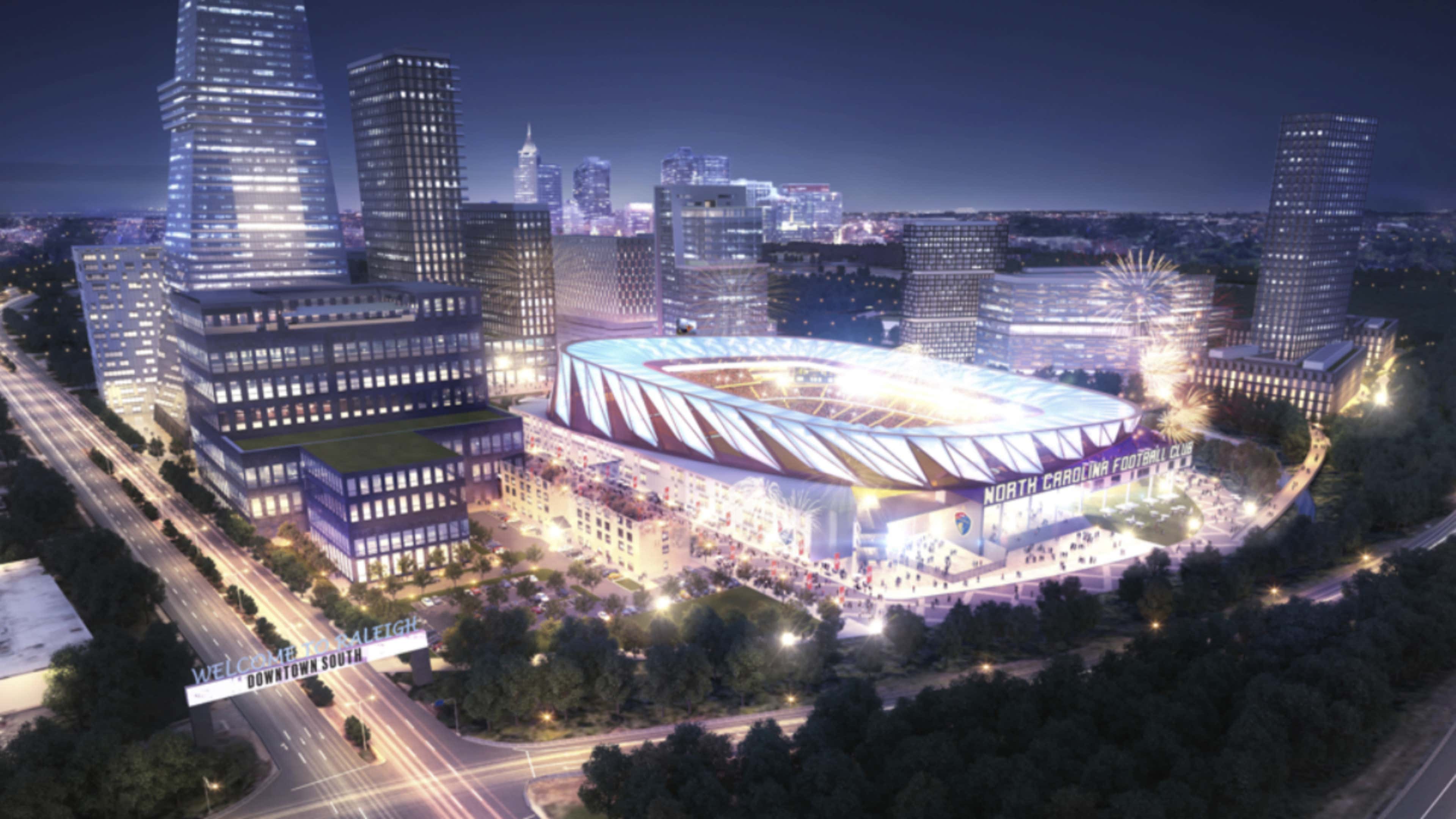Raleigh Downtown Stadium Project Graphic