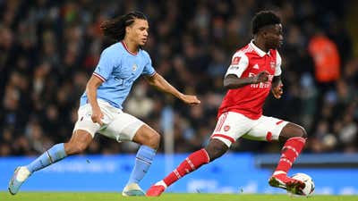 Nathan Ake Bukayo Saka Manchester City Arsenal FA Cup 2022-23