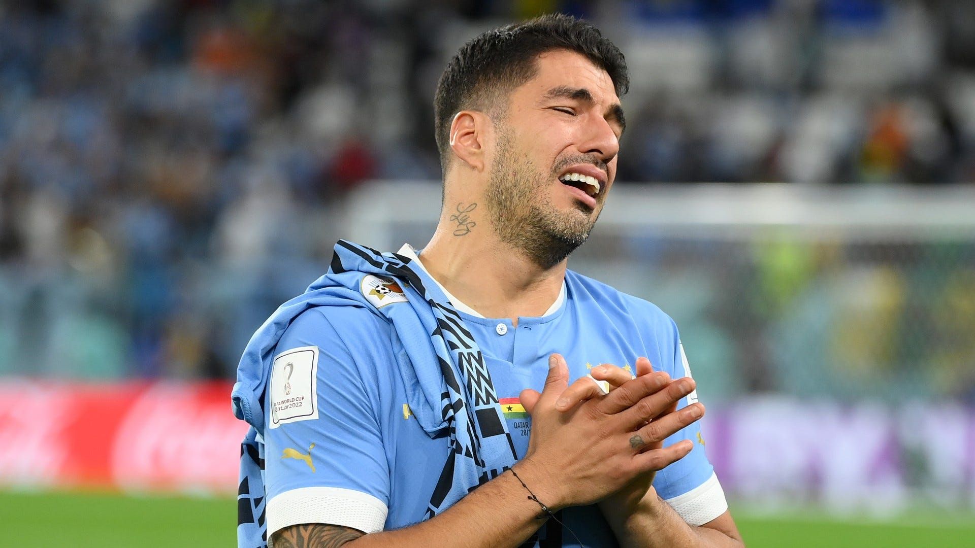 Tears for Suarez! Uruguay fall at group stages after Portugal fail