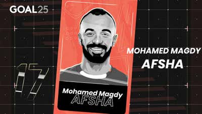 GOAL 25 2021 GFX #17 MOHAMED MAGDY AFSHA AL-AHLY SC EGYPT