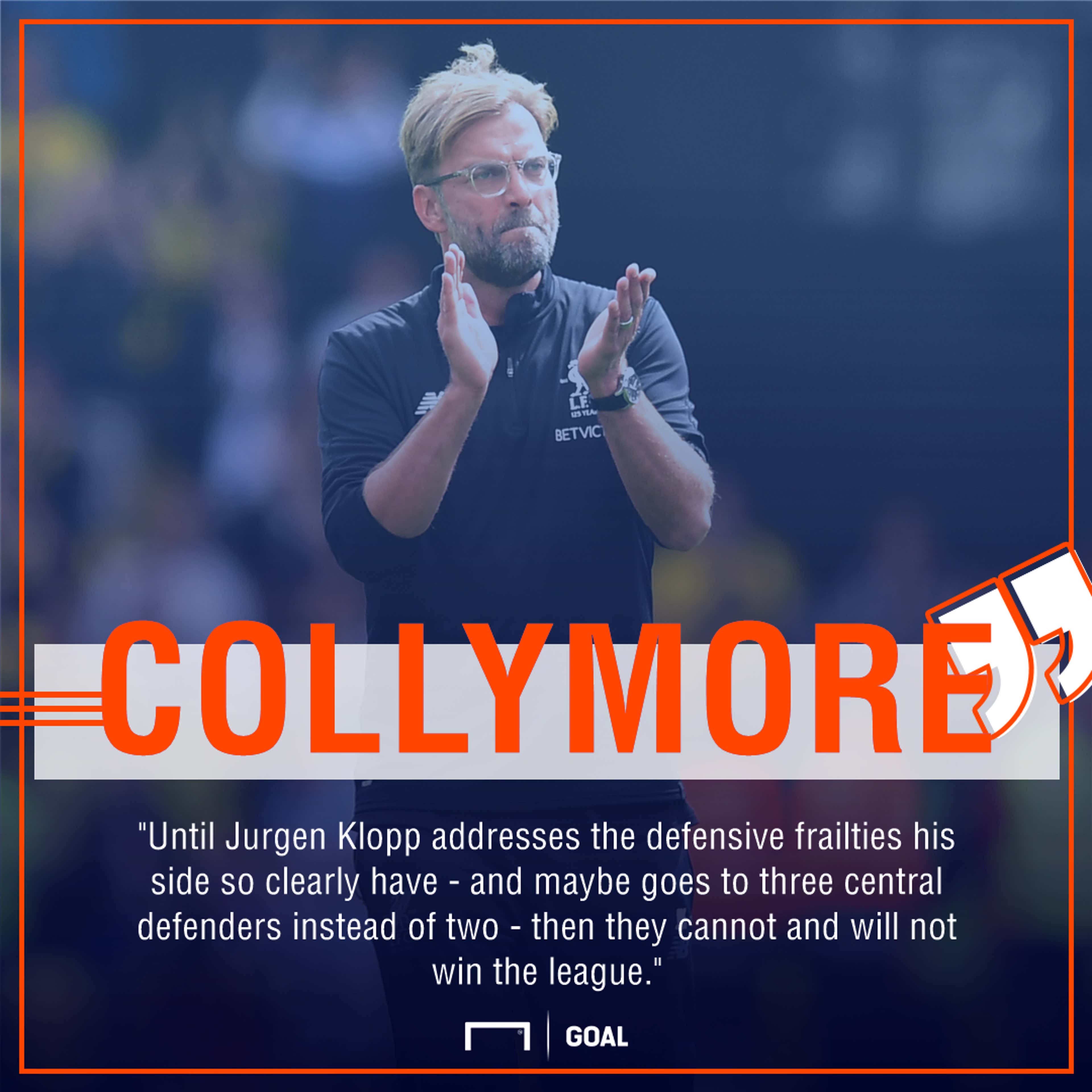 Stan Collymore Liverpool Klopp defence