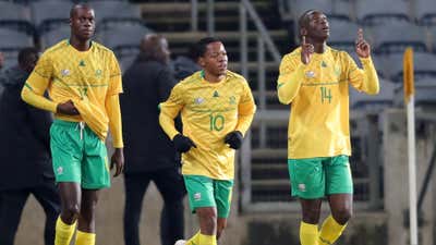 Evidence Makgopa, Sphelele Mkhulise & Bongokuhle Hlongwane, Bafana Bafana, June 2021