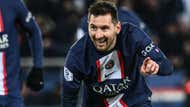 Lionel Messi celebrate PSG Nantes 2022-23