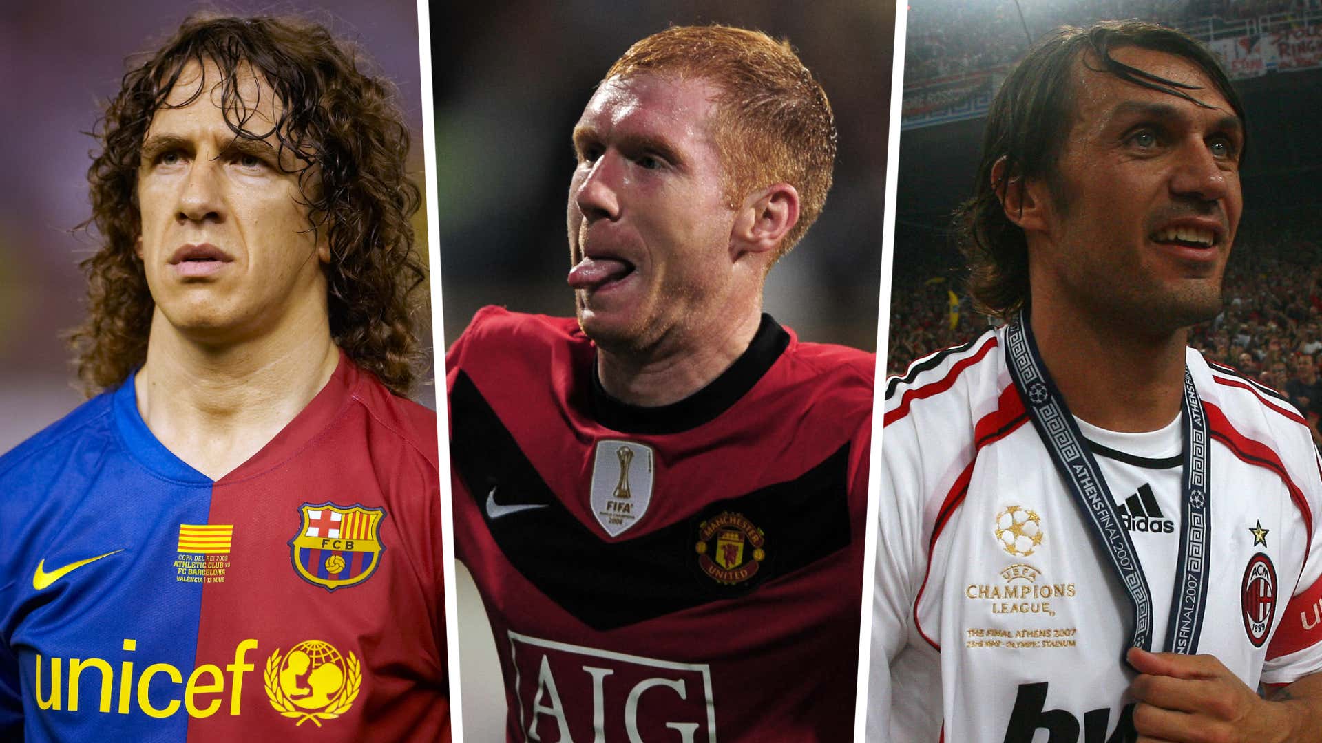 Los más fieles del fútbol: Puyol, Scholes, Giggs, Manolo Sanchís, Totti y  los jugadores que nunca cambiaron de club 
