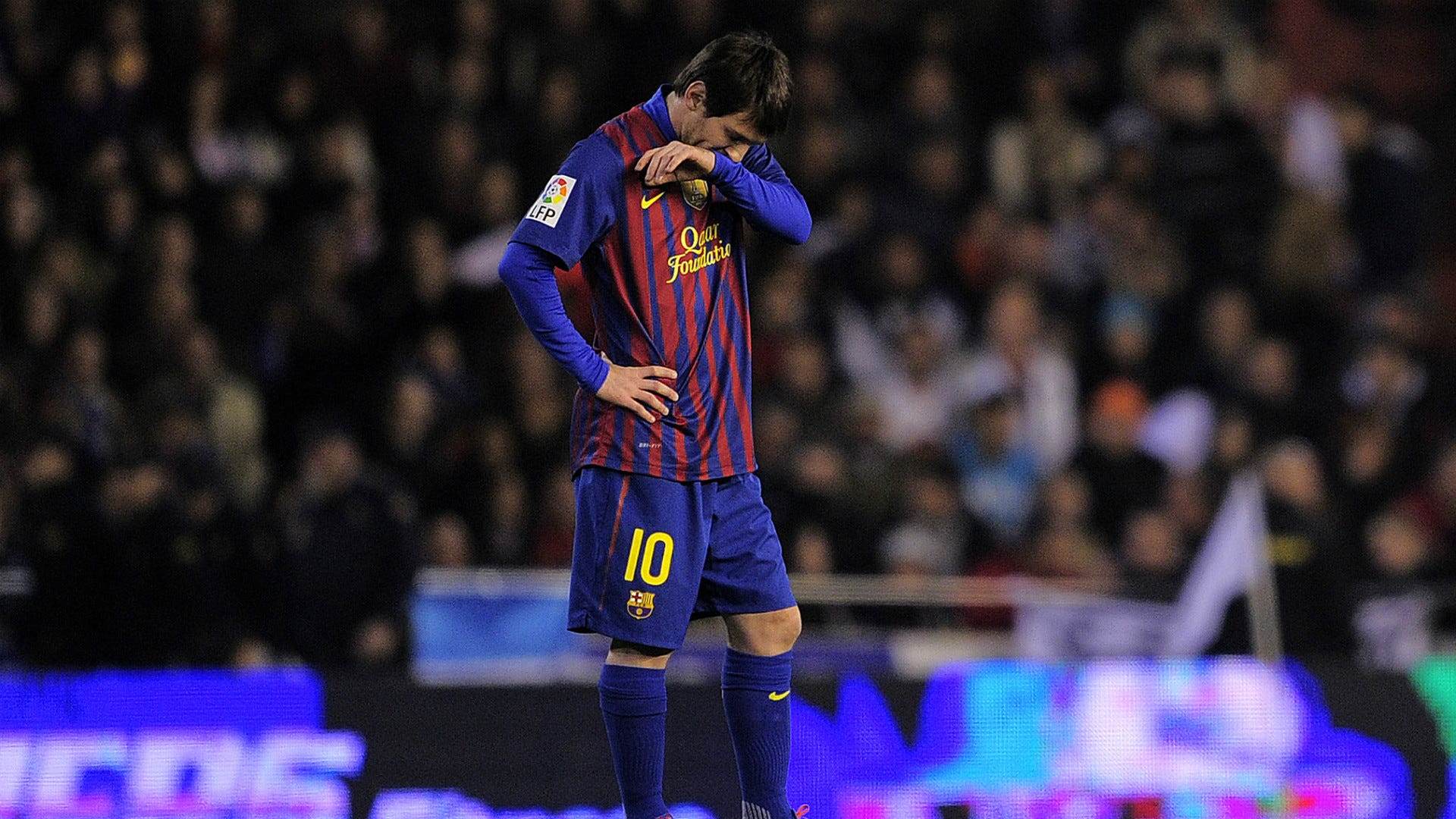 Lionel Messi Valencia Barcelona 010212