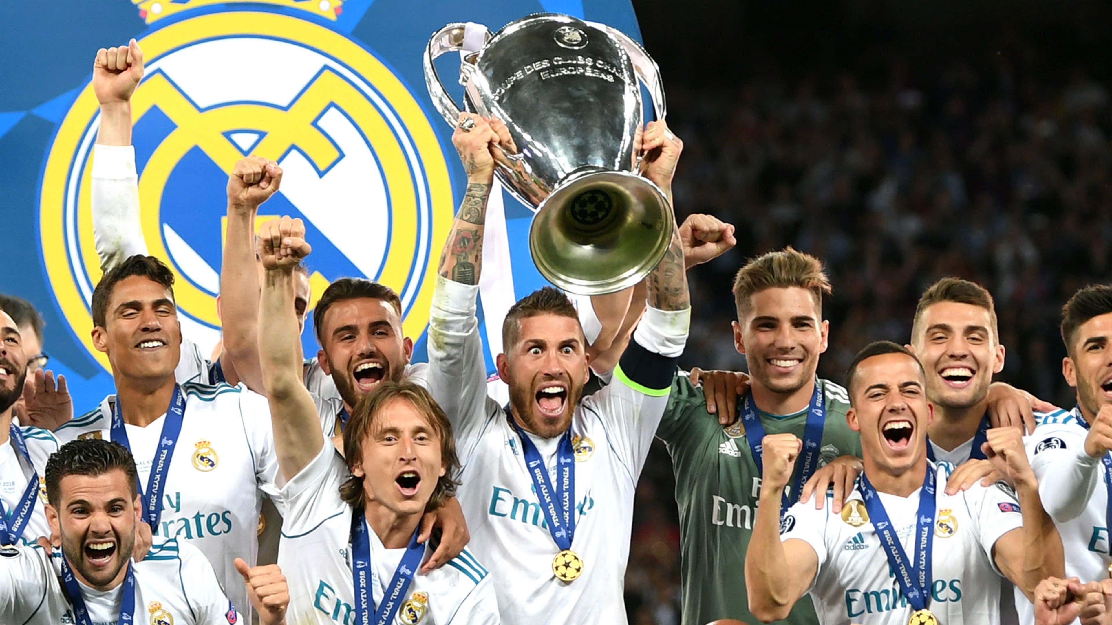 Real Madrid Champions League trophy 2018