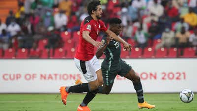 Taiwo Awoniyi, Ahmed Hegazi - Nigeria vs Egypt