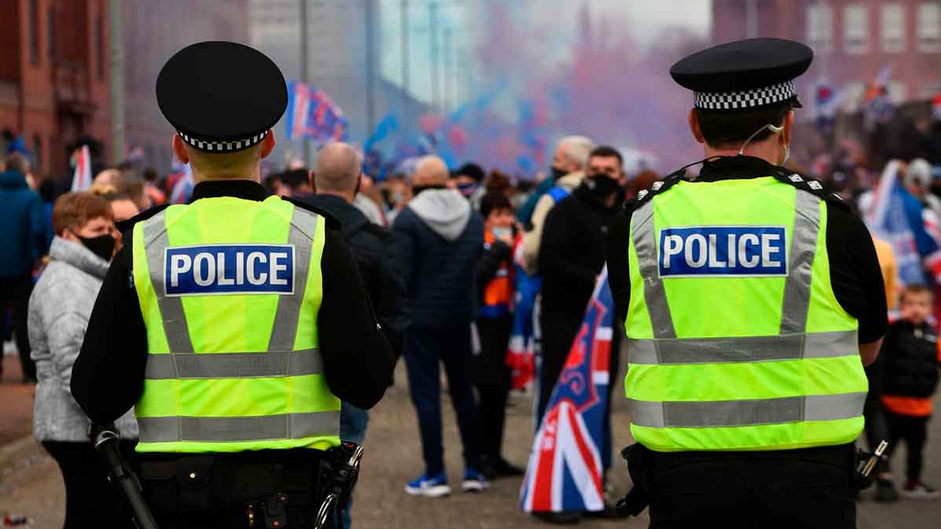 Polizei Police England Schottland Rangers