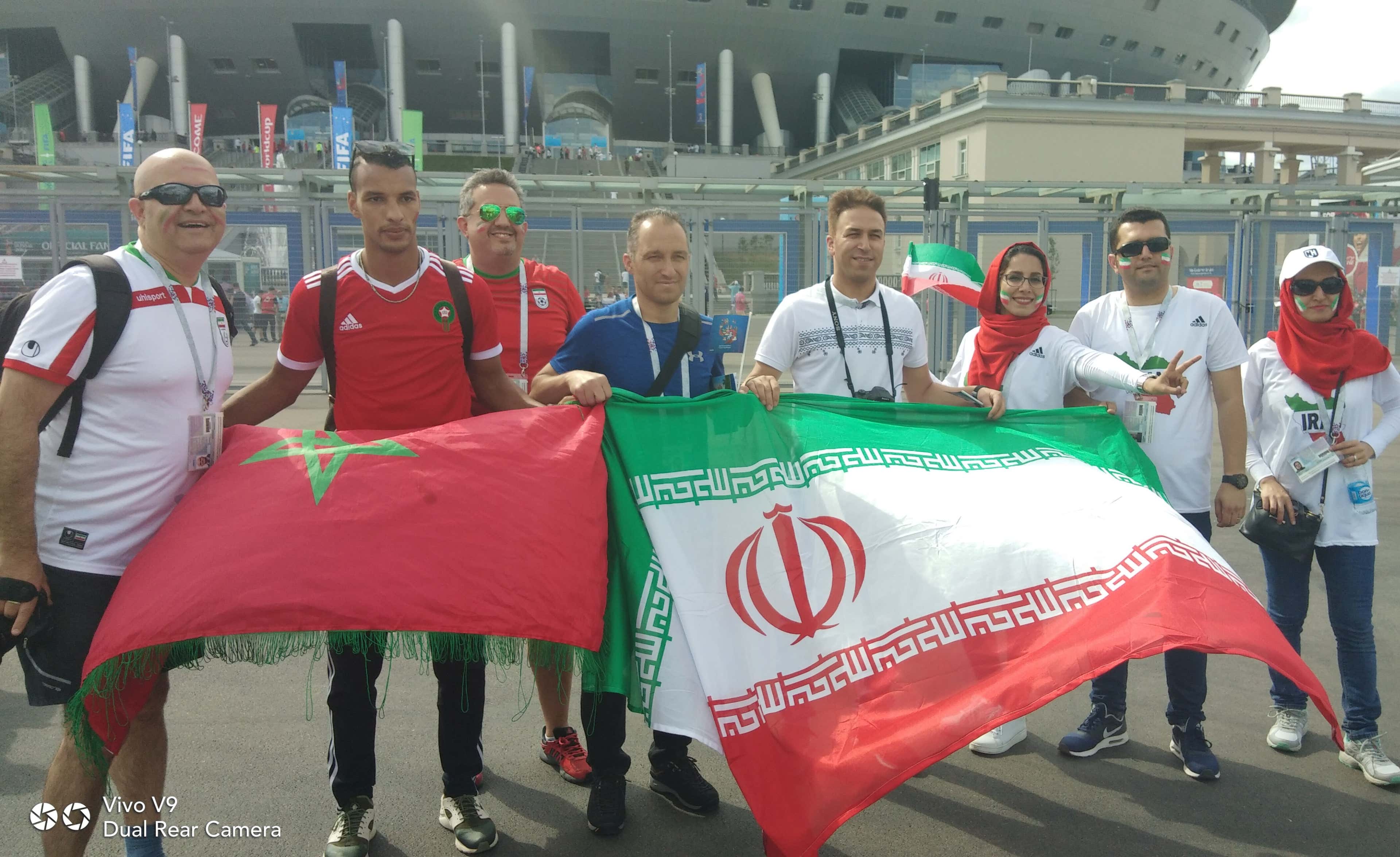 Piala Dunia 2018 - Fans Iran & Maroko