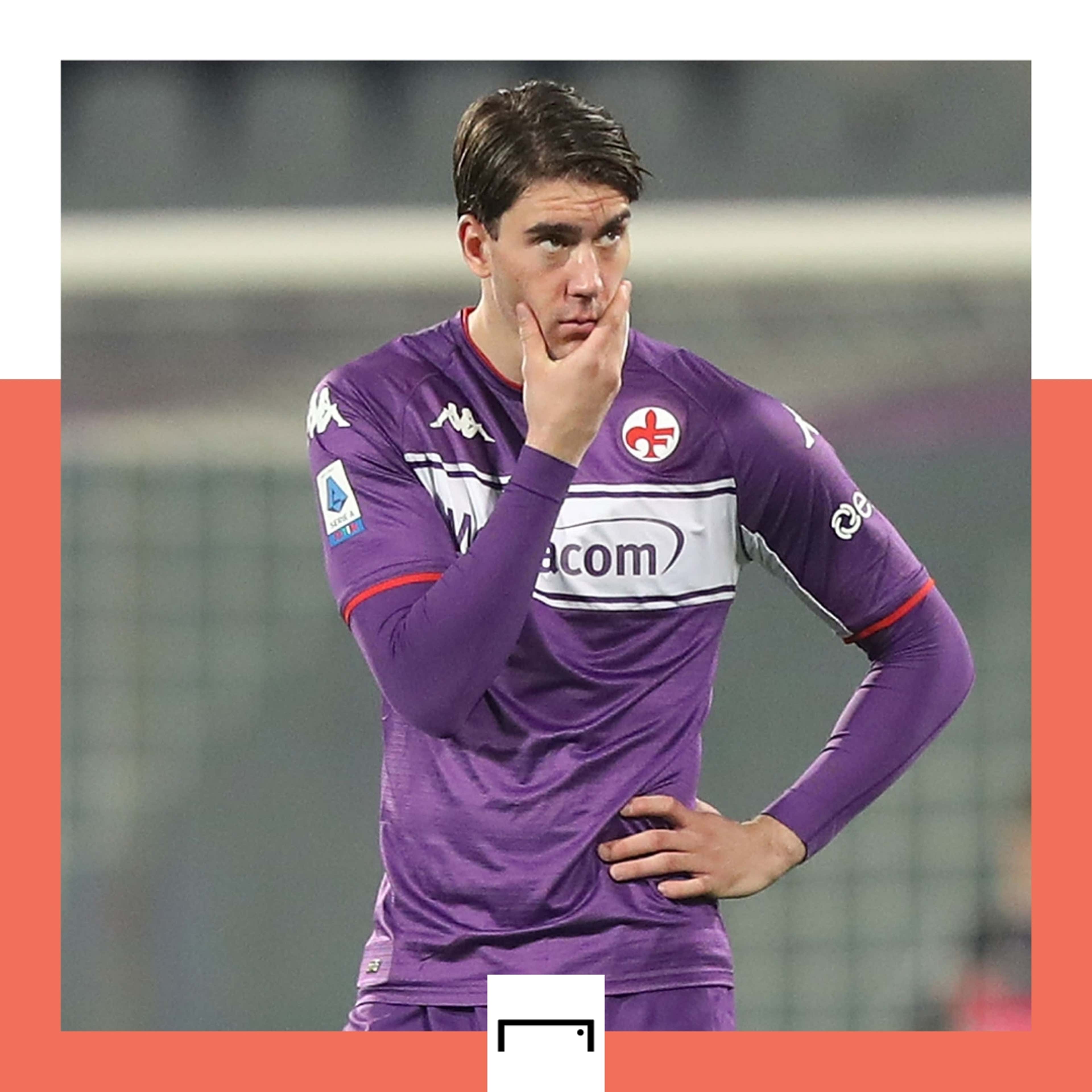 Dusan Vlahovic Fiorentina Serie A 2021-22 GFX