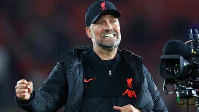 Jurgen Klopp Liverpool Southampton 2021-22