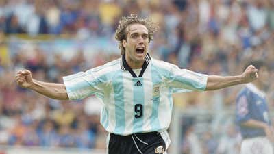 Gabriel Batistuta Argentina Japan 1998 World Cup