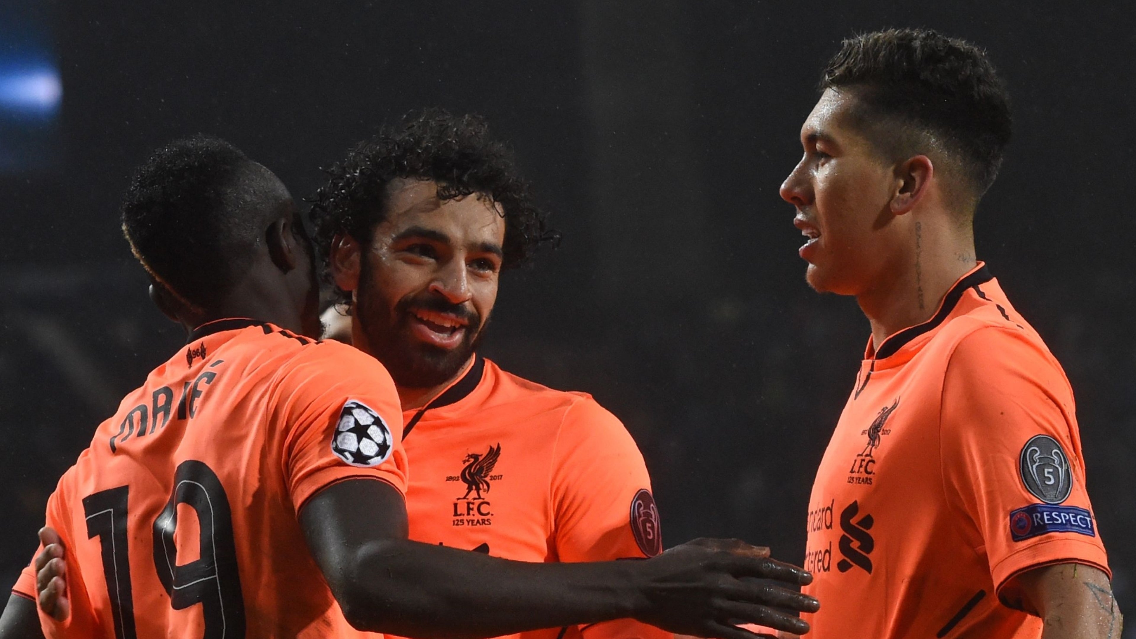 Juntos, Mané, Firmino e Salah fizeram mais gols do que a Roma