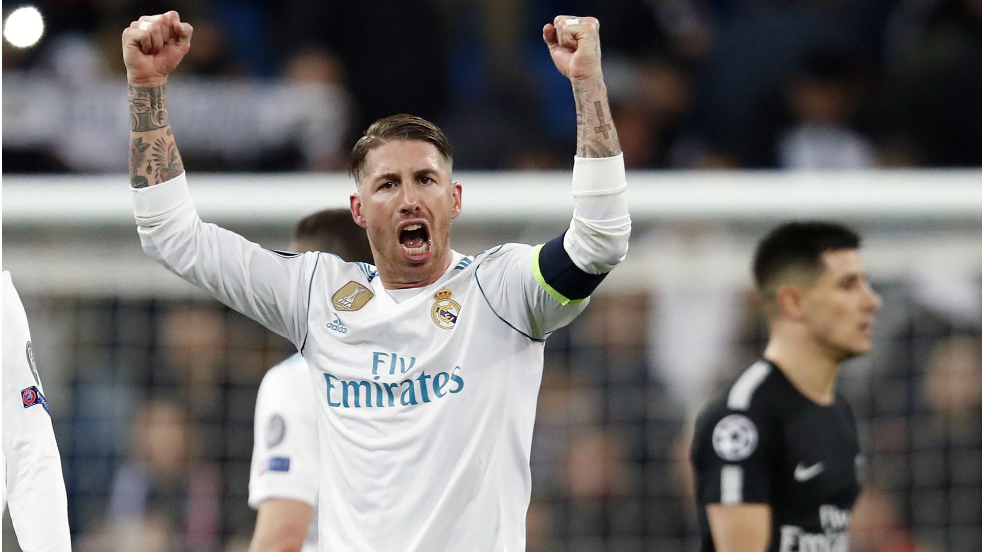 Sergio Ramos Real Madrid PSG Champions League