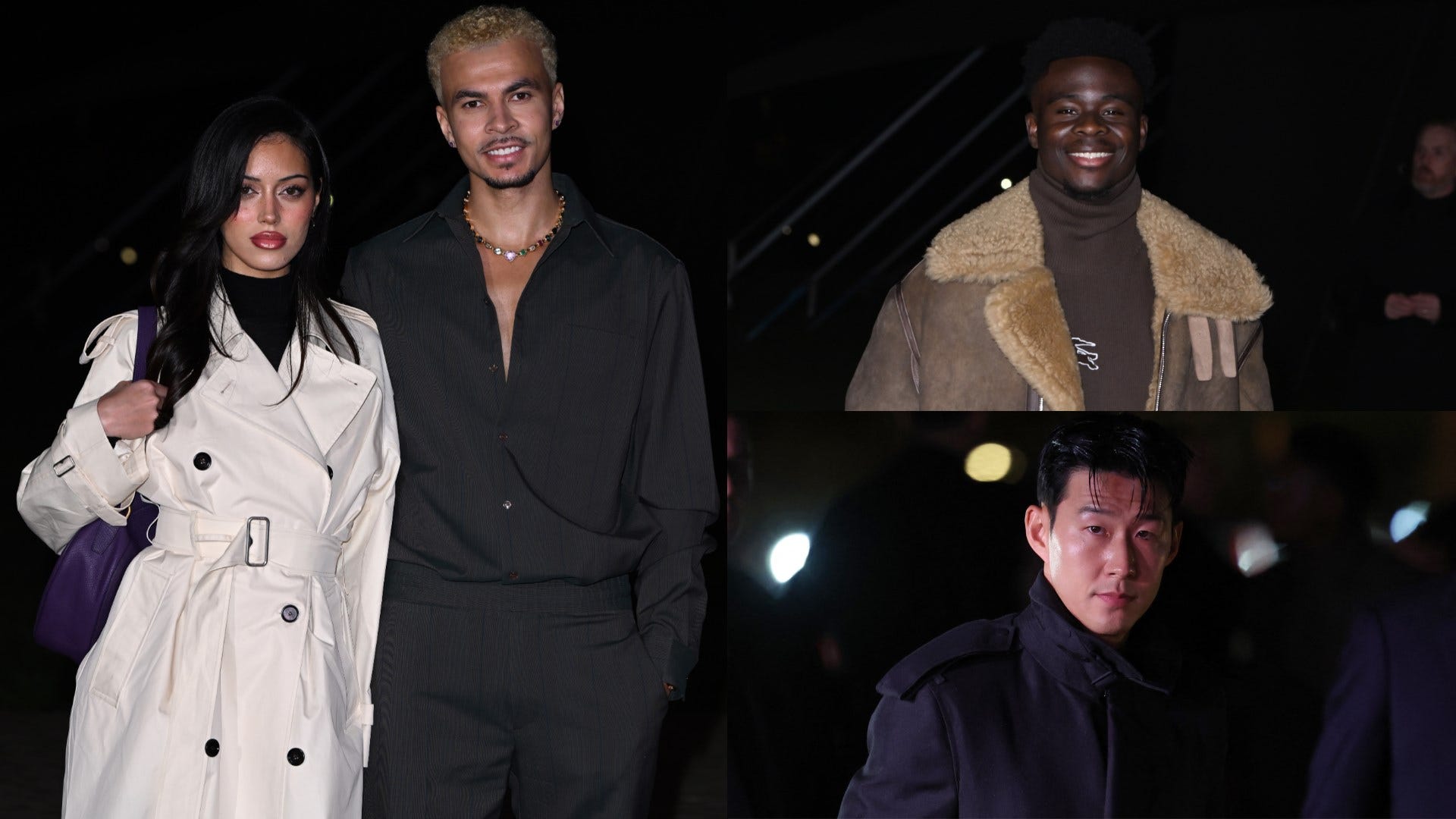 Dele Alli ignores Everton's crucial clash with Crystal Palace to attend London Fashion Week alongside girlfriend Cindy Kimberly - as Bukayo Saka and Son Heung-min also make Burberry Show after pausing Arsenal-Tottenham rivalry