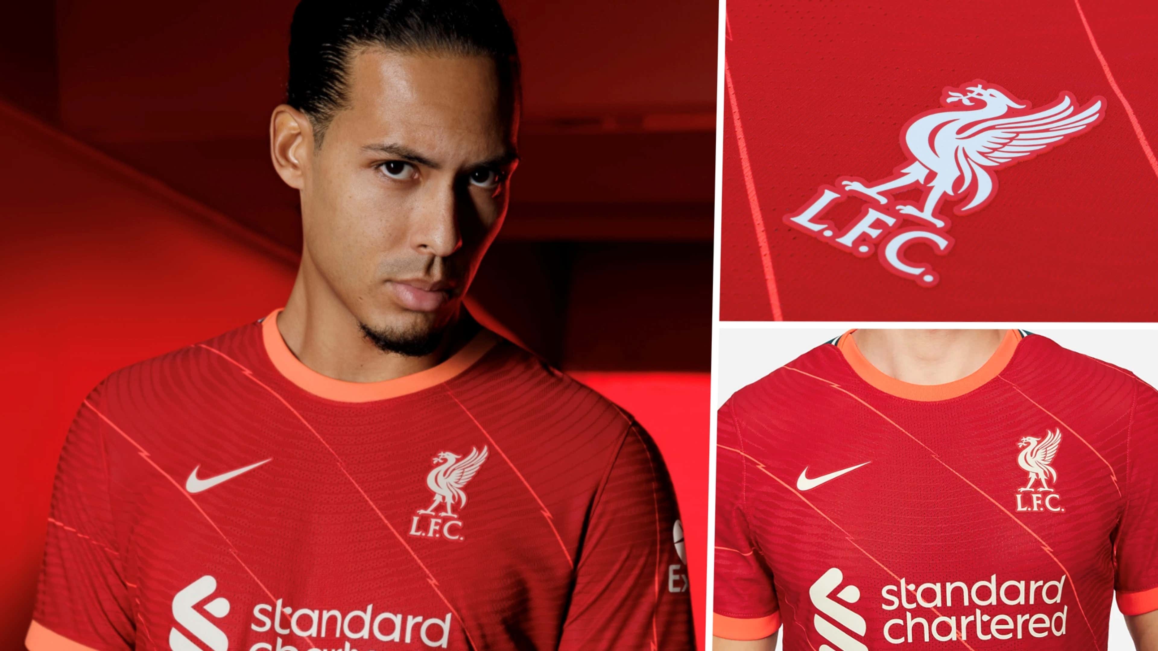 Liverpool FC reveal new 2021/22 home kit - made from 100% recycled