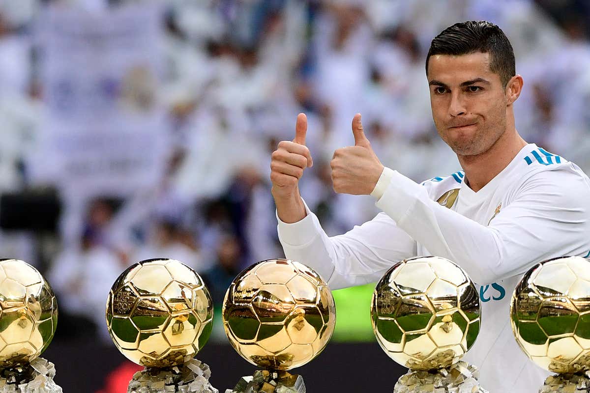 Quantas vezes o Cristiano Ronaldo ganhou a Bola de Ouro?