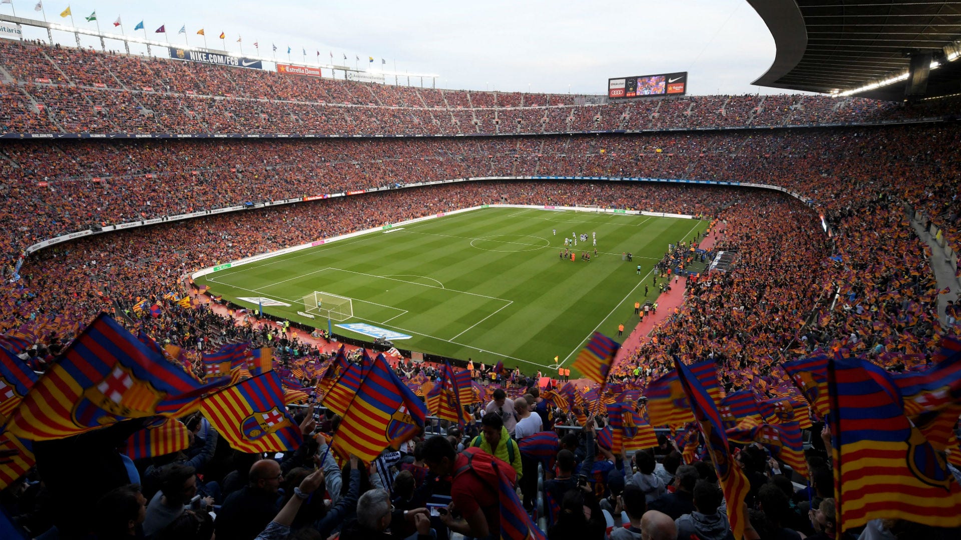 Camp Nou Barcelona general view