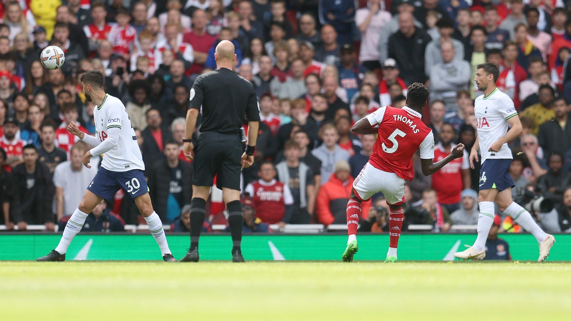 Partey’s North London derby stunner voted Arsenal’s 2022 Goal of the Year by fans
