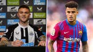 Kieran Trippier Newcastle Philippe Coutinho Barcelona 2021-22