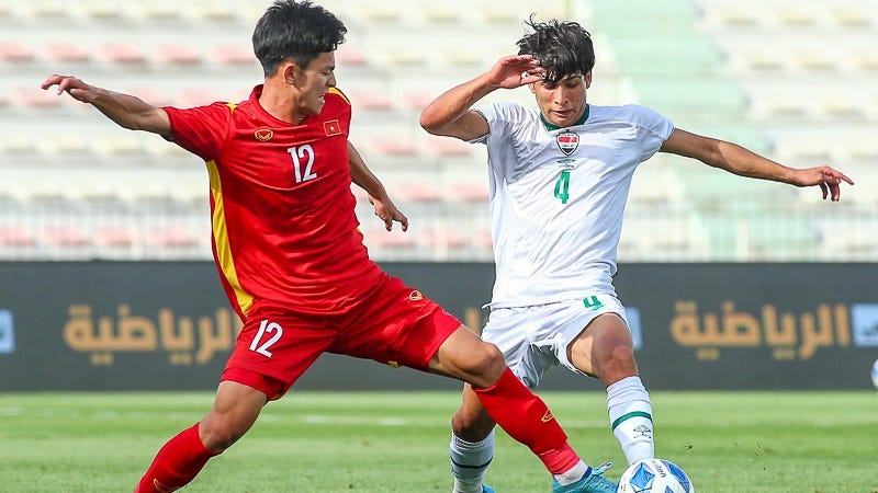 Phan Tuan Tai U23 Vietnam U23 Iraq Dubai Cup 2022