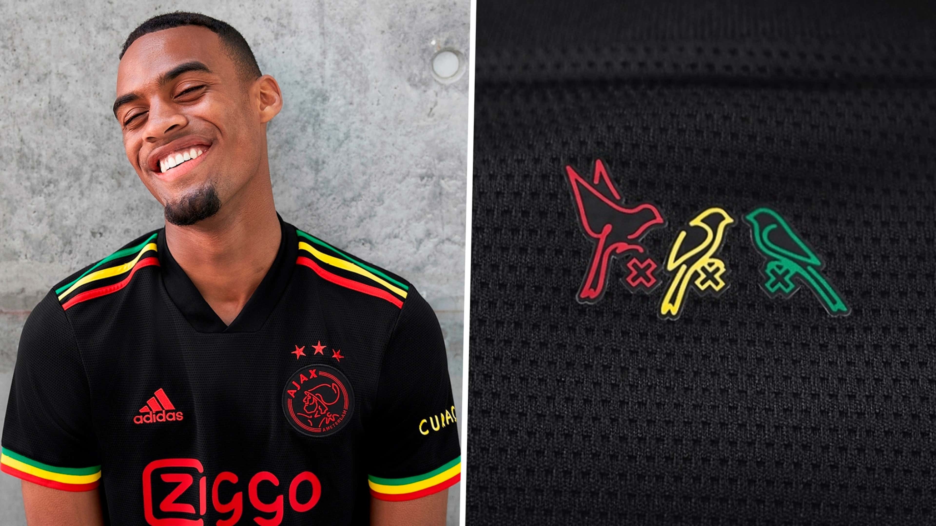 Ajax release Bob Marley-inspired third kit in tribute to fan