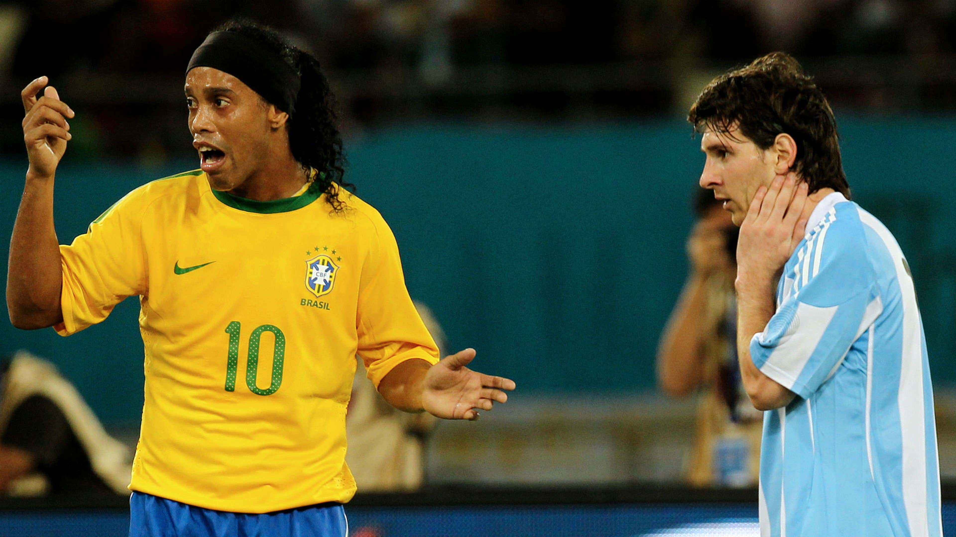 Lionel Messi Brazil vs Argentina 2010