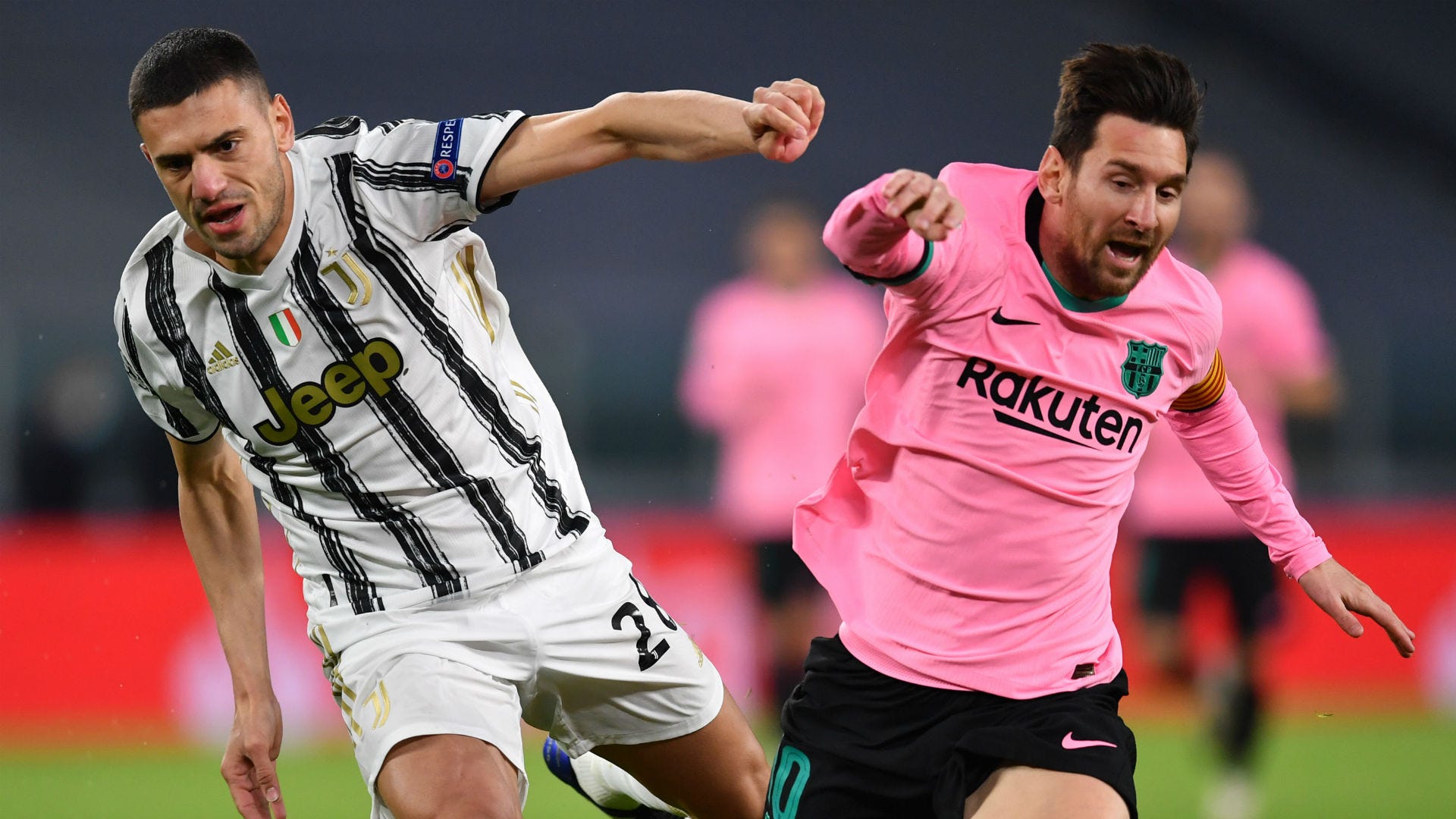 Merih Demiral Lionel Messi Juventus Barcelona 2020-21