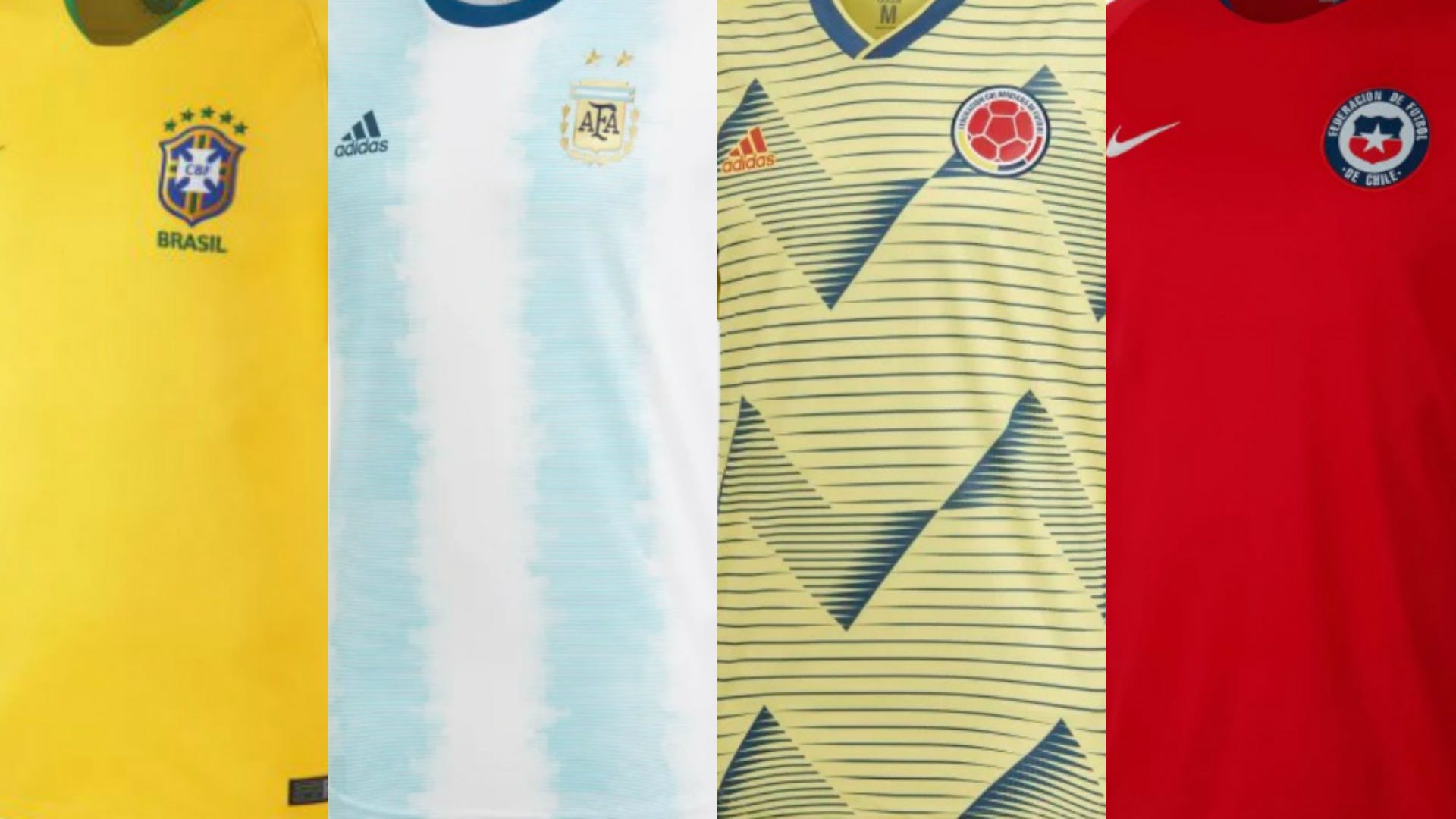 camisetas titulares y alternativas de la Copa América 2019 | Goal.com Espana