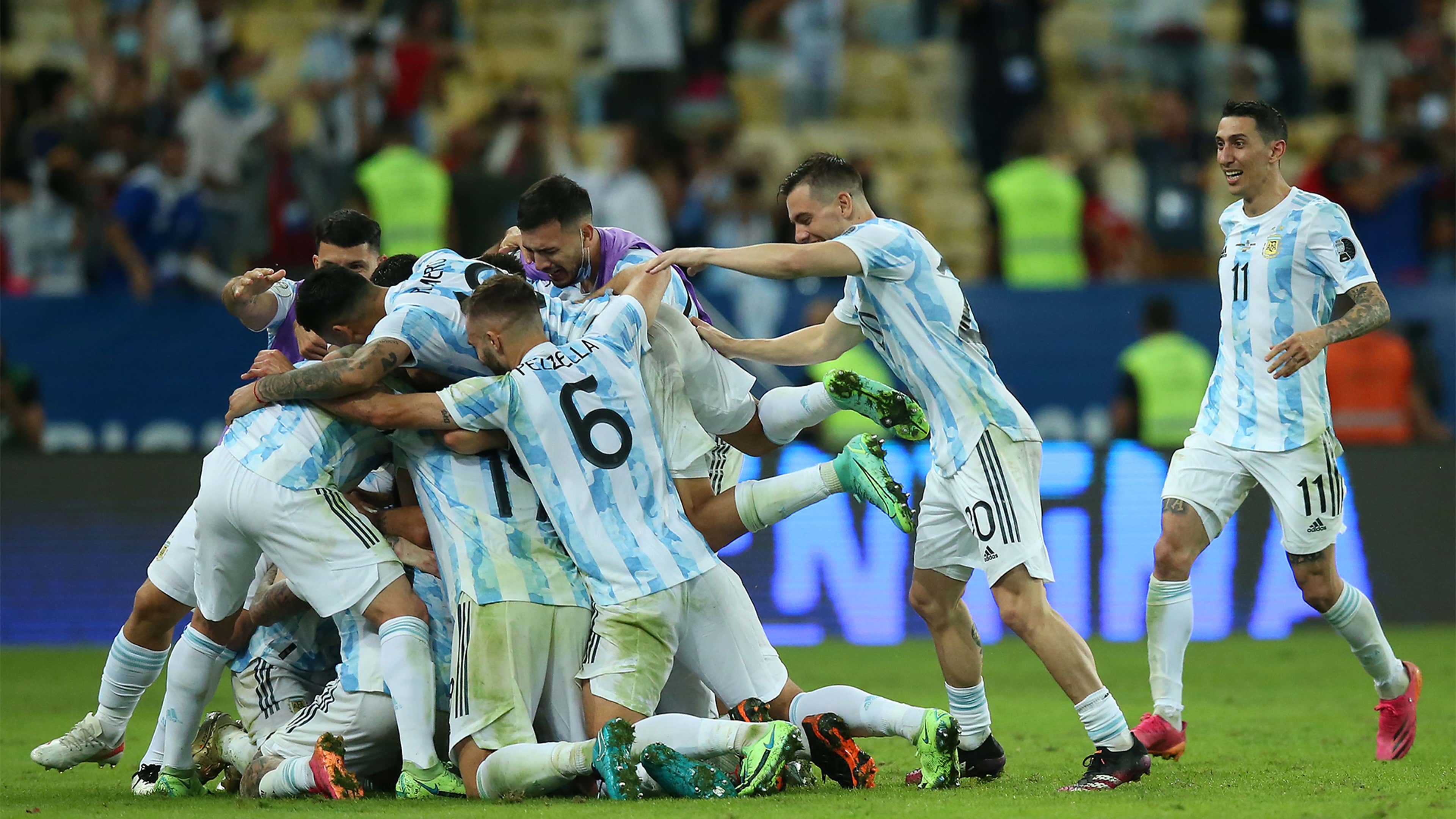 Argentina Copa America celebration 2