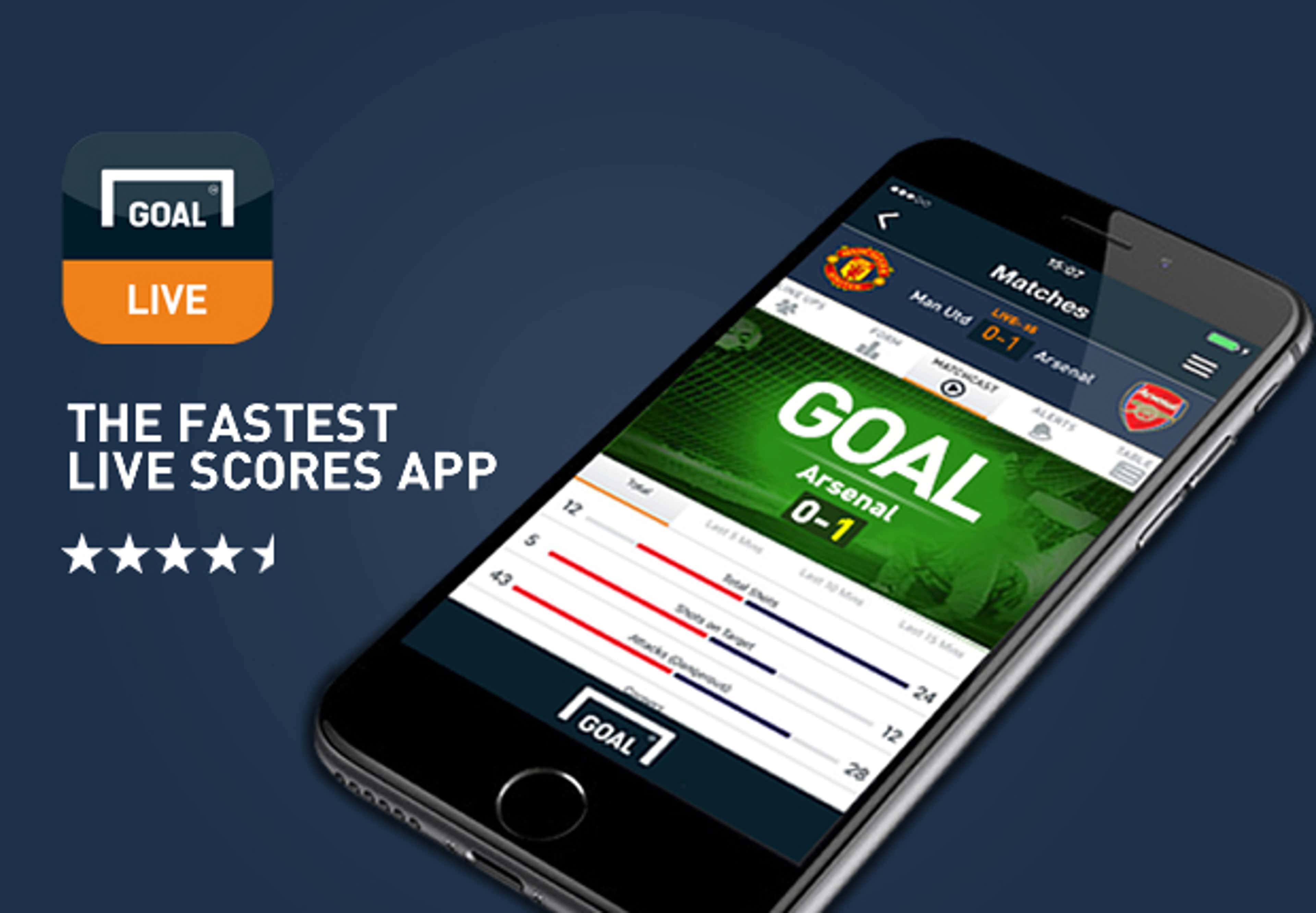 NEW! THE ULTIMATE APP FOR LIVE SCORES! | Goal.com English Bahrain