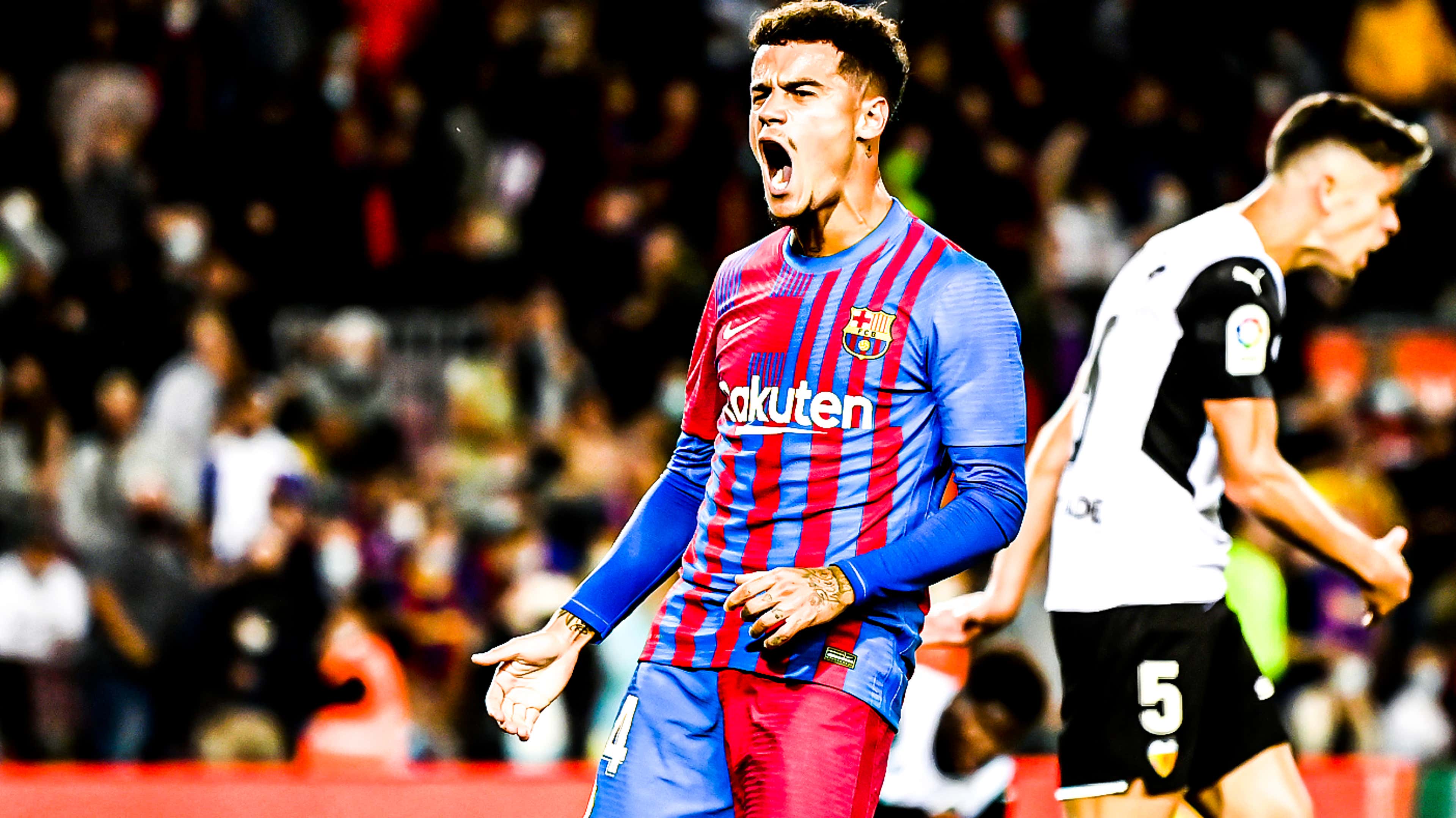 Phil Coutinho Barcelona Valencia La Liga 2021-22
